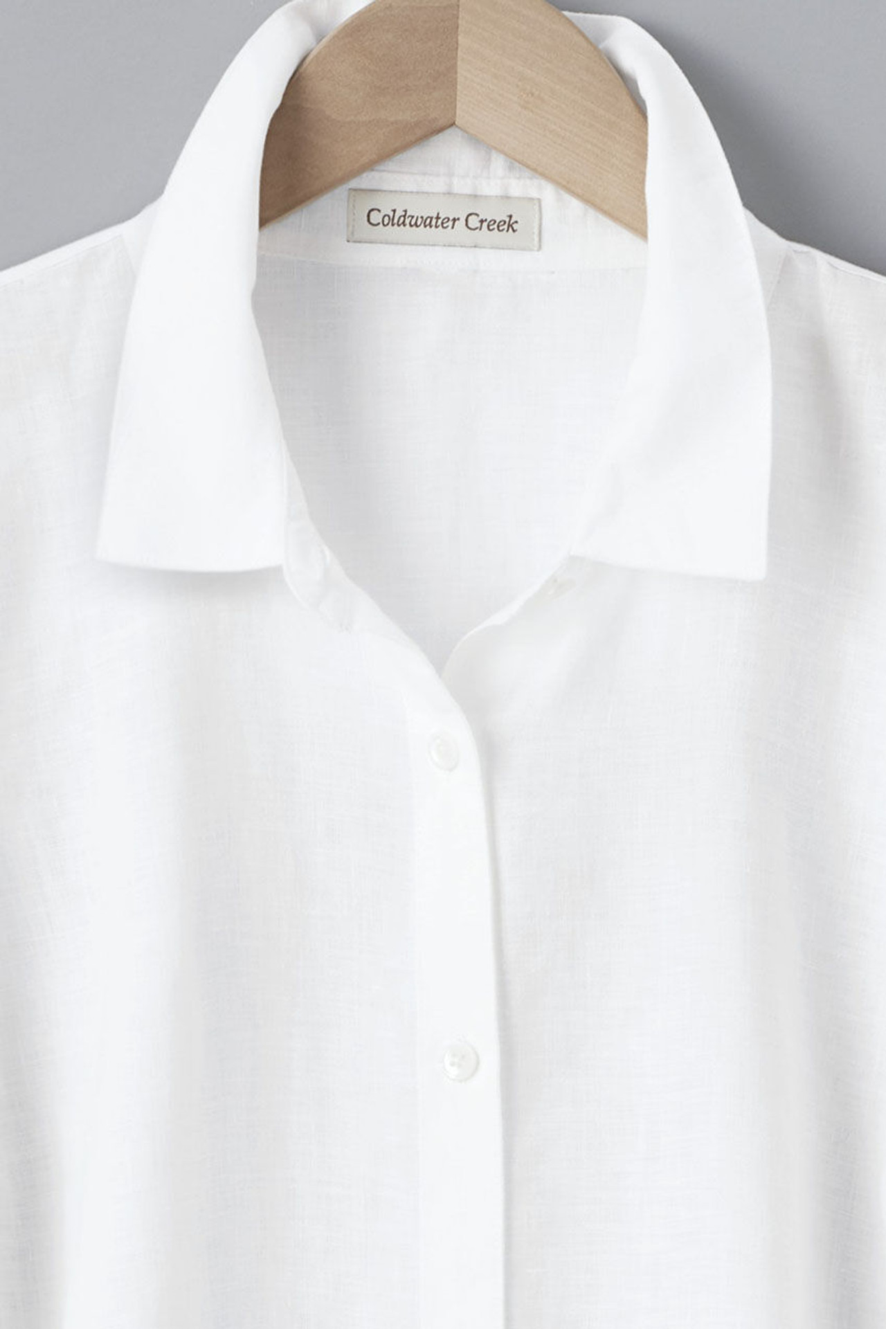 Easy-Care Linen Big Shirt