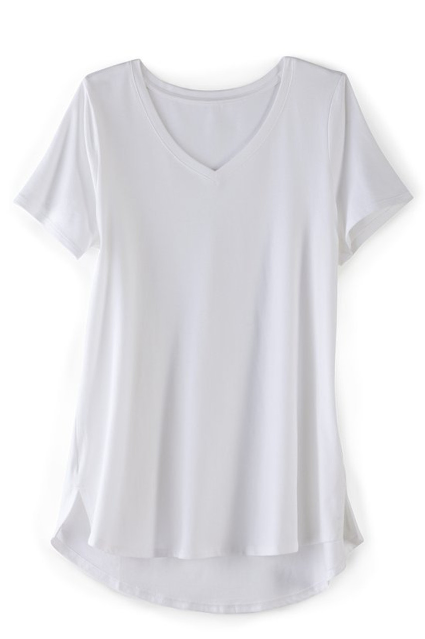 SoftEssential™ Supima® Isabel Short Sleeve Tunic