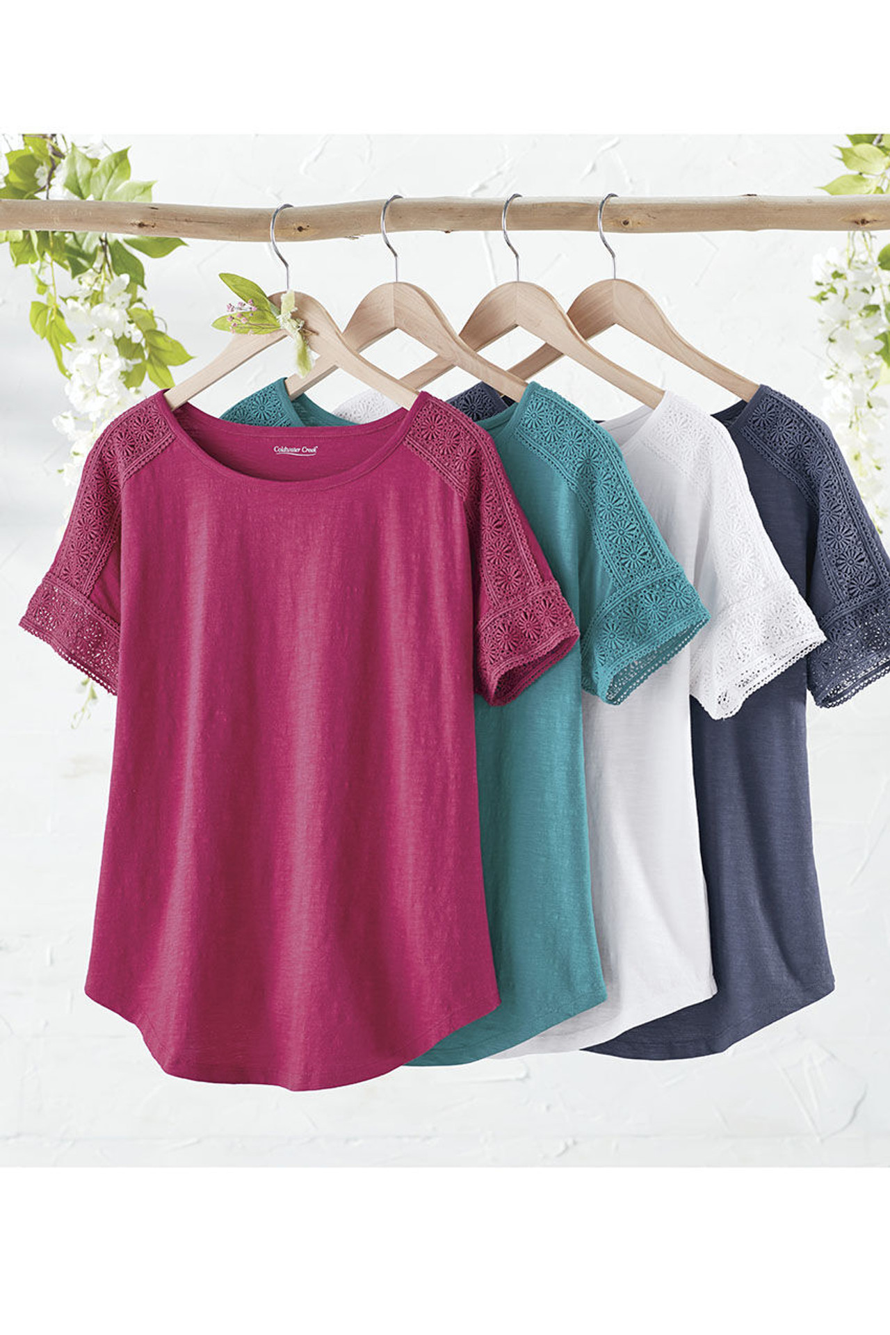 Little Lace 100% Cotton Tee