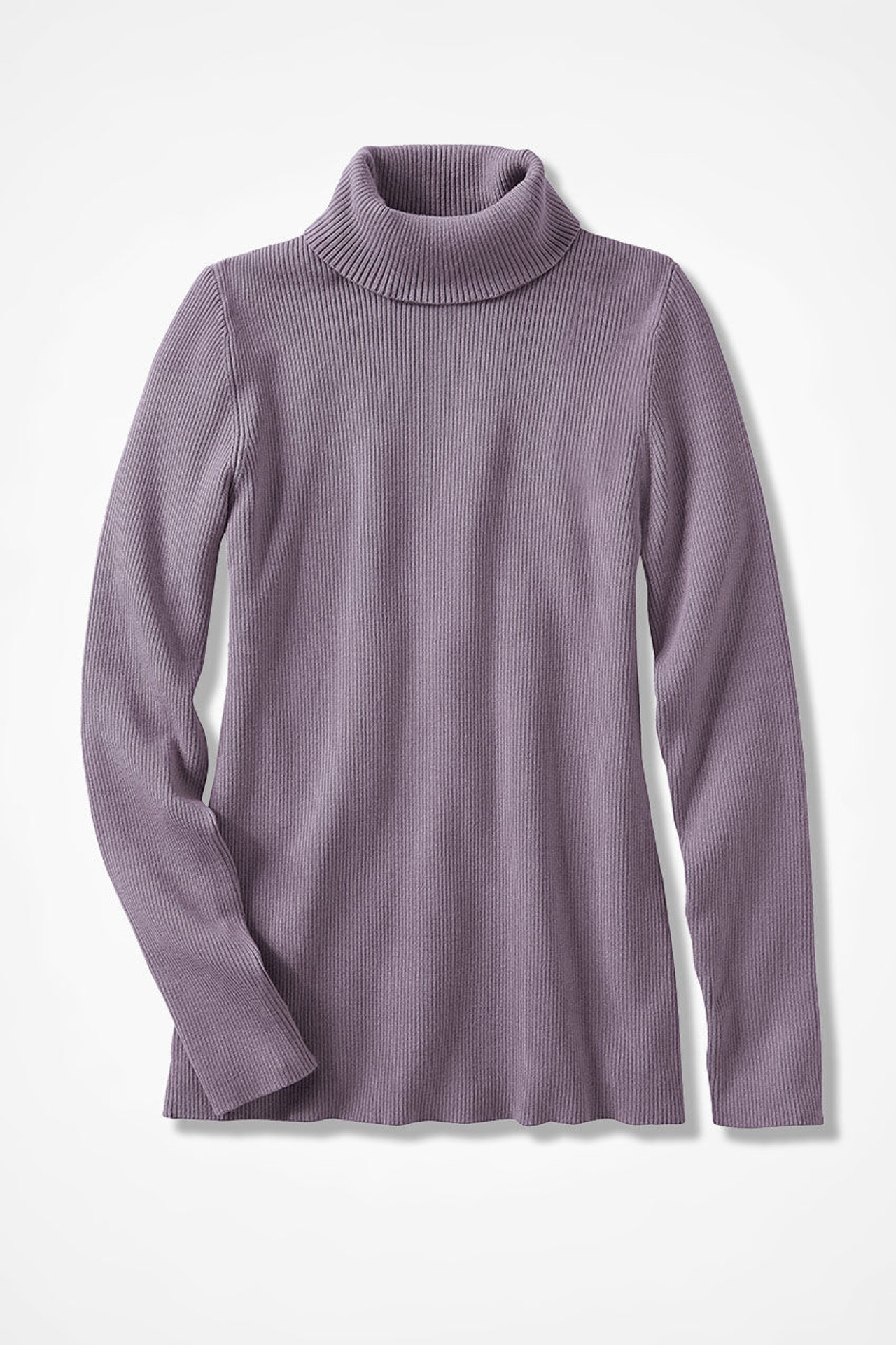 Ribbed Turtleneck Sweater