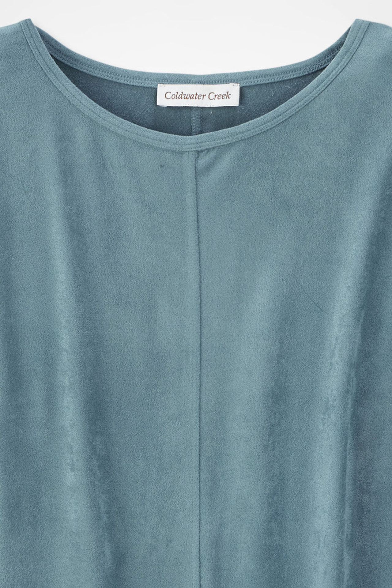Suede-Touch Stretch Tee