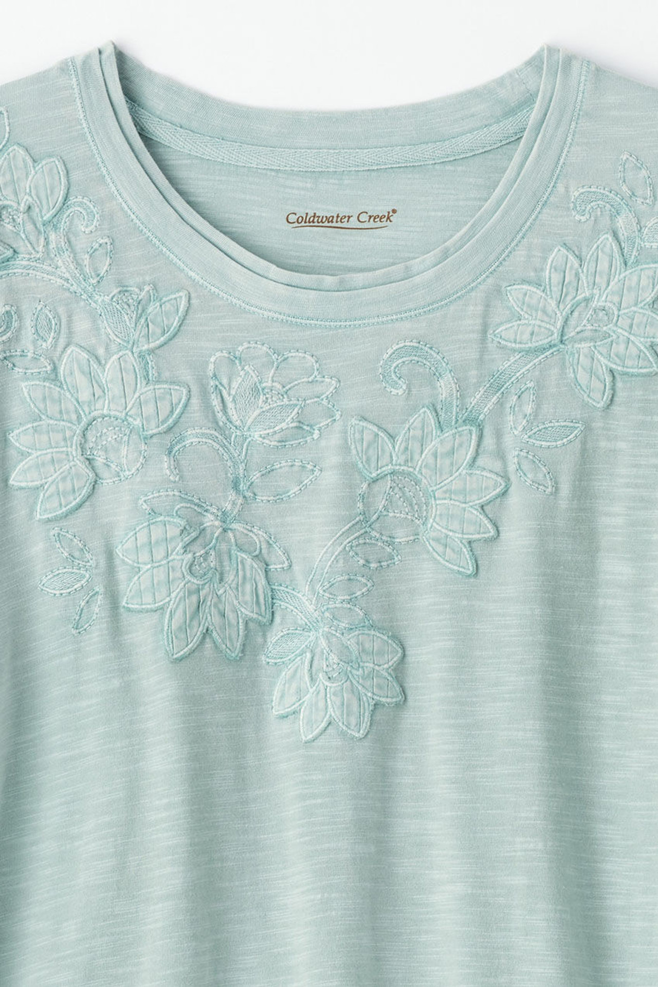 Swirling Petals Slub Tee