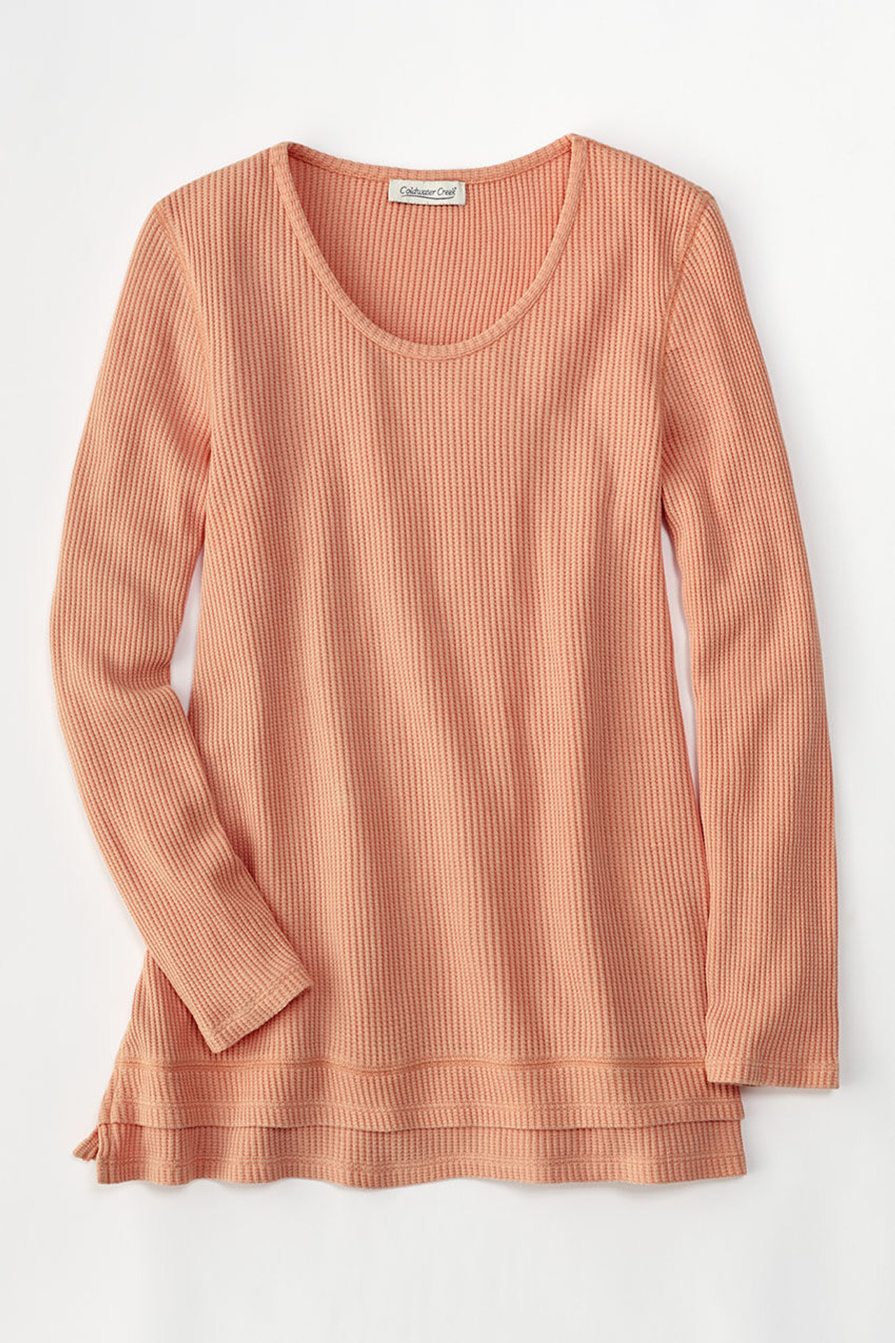 Layered-Look Waffle Tunic
