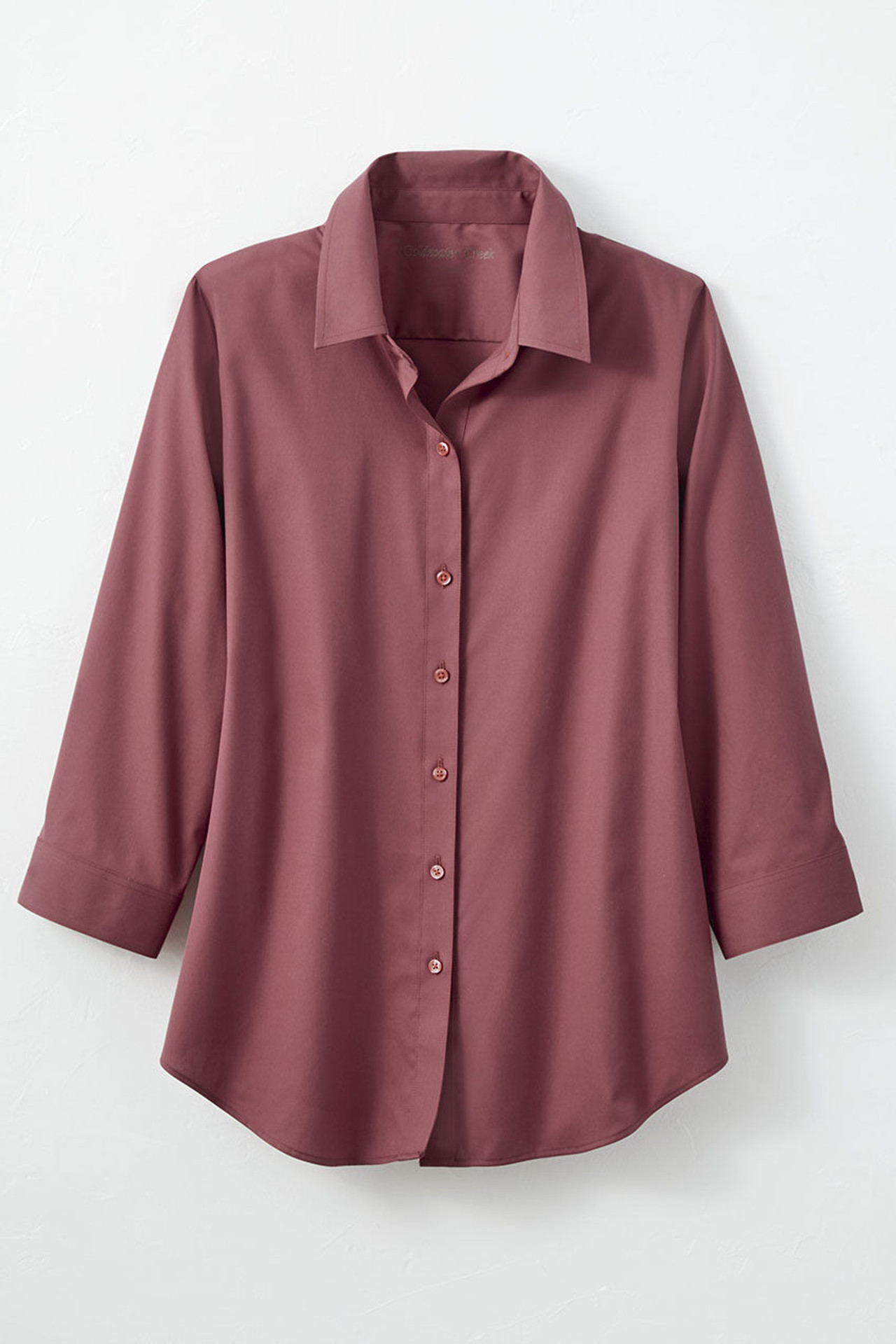 No-Iron 3/4-Sleeve Shirt