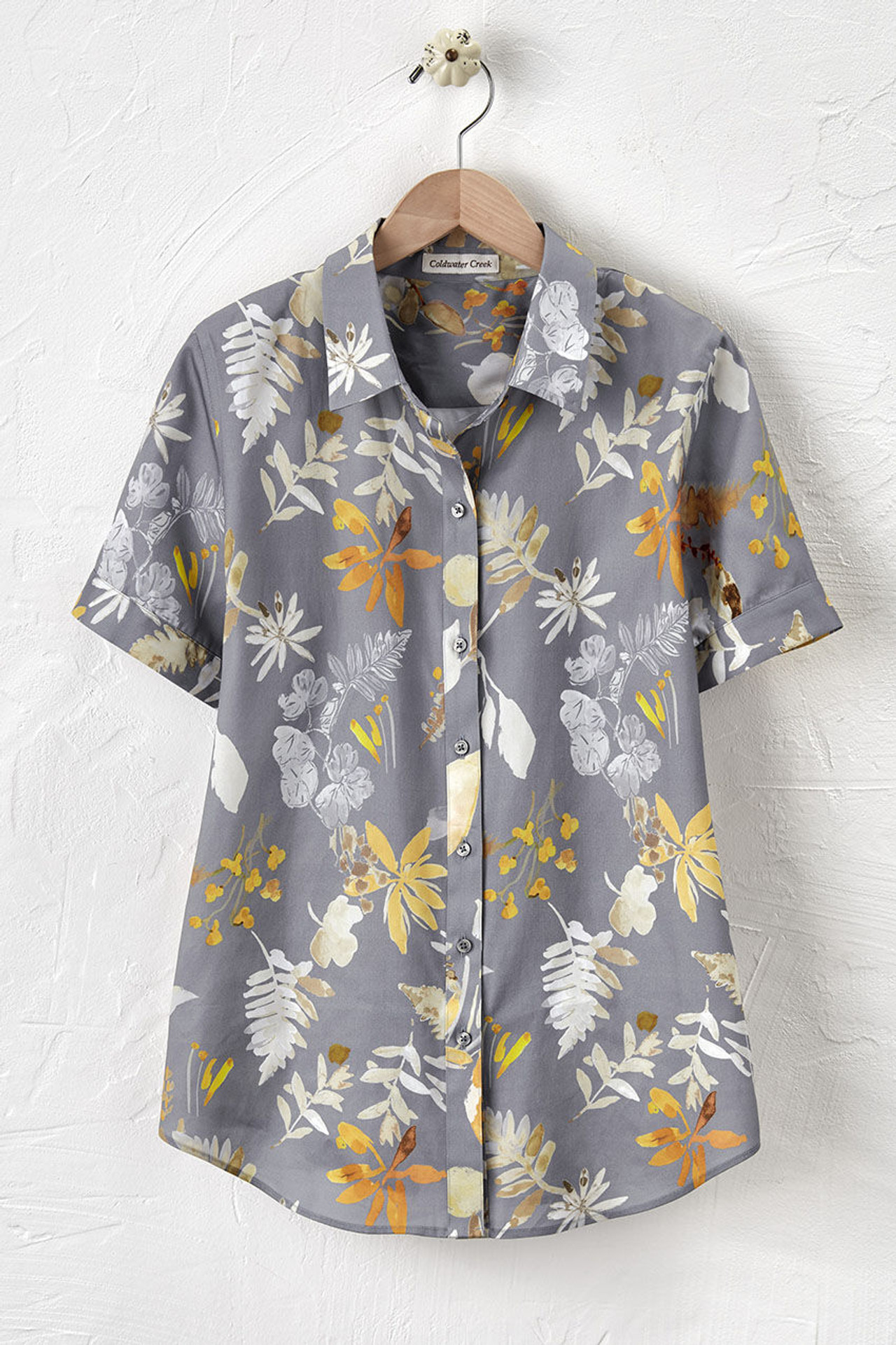 Wall Flowers Stain Stop? No-Iron Shirt