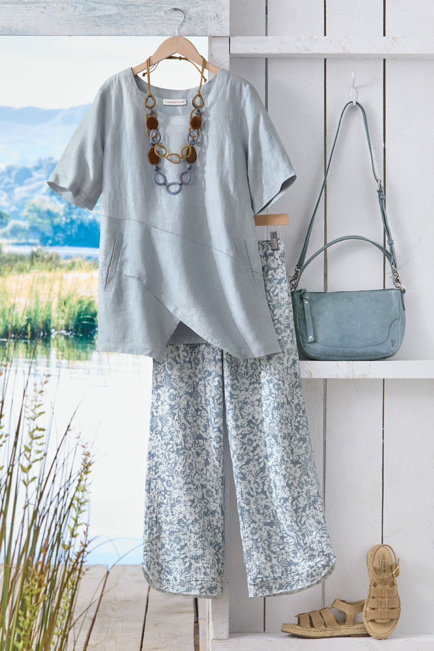 Seamed Linen Tunic