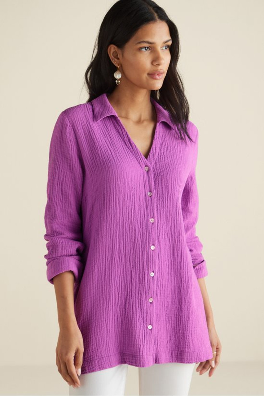 Escambia Gauze Tunic Shirt