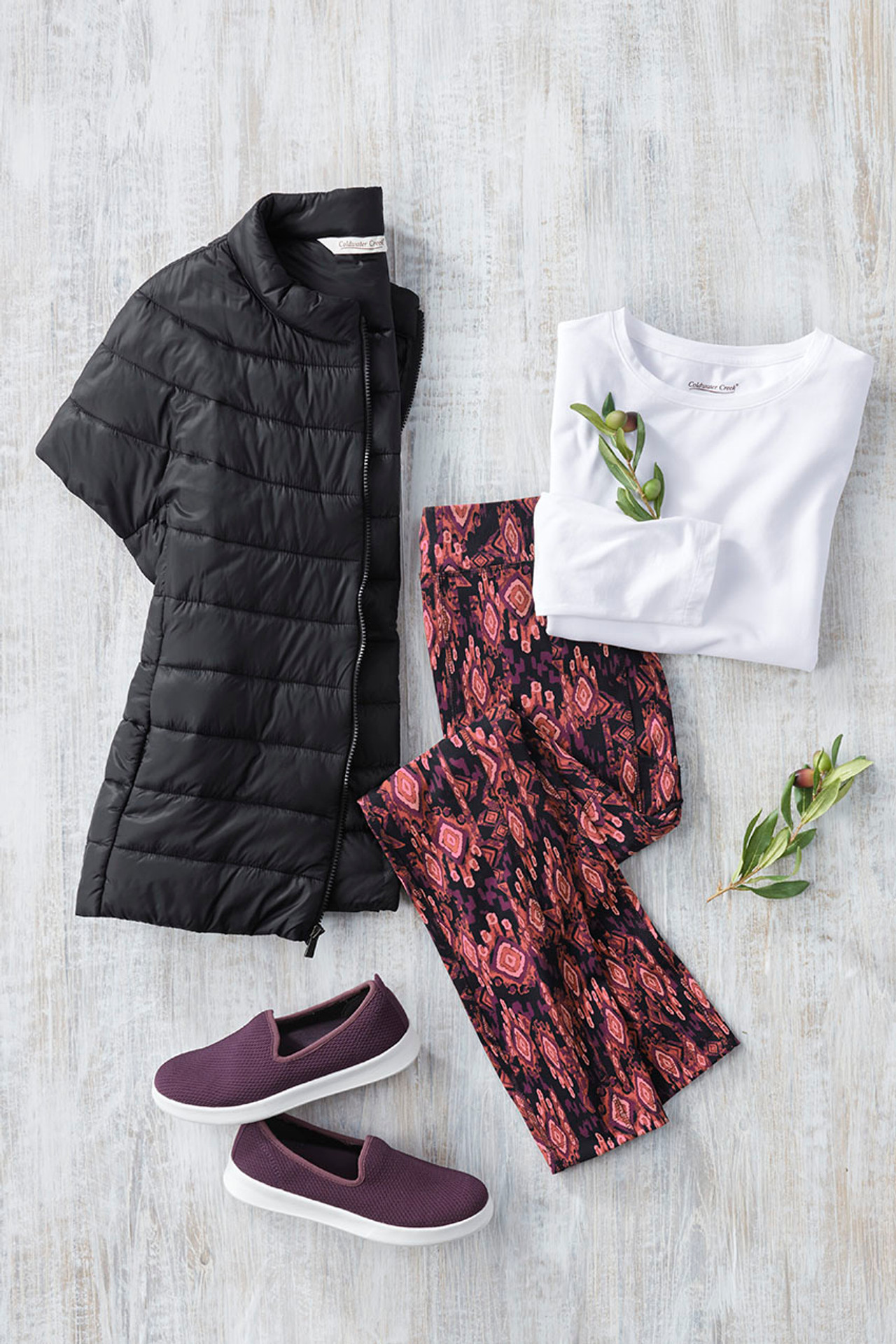 Cap-Sleeve Puffer Vest