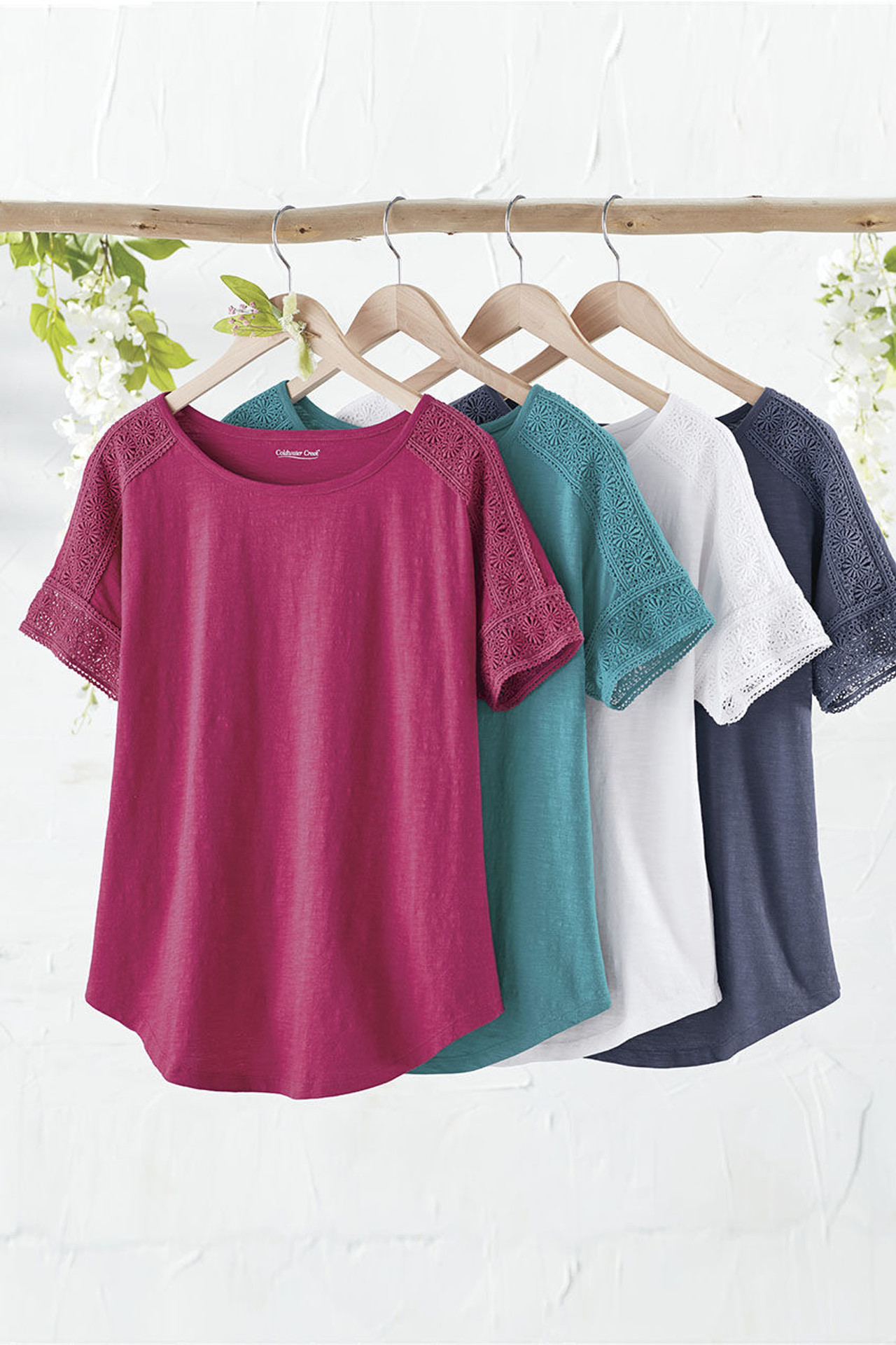 Little Lace 100% Cotton Tee