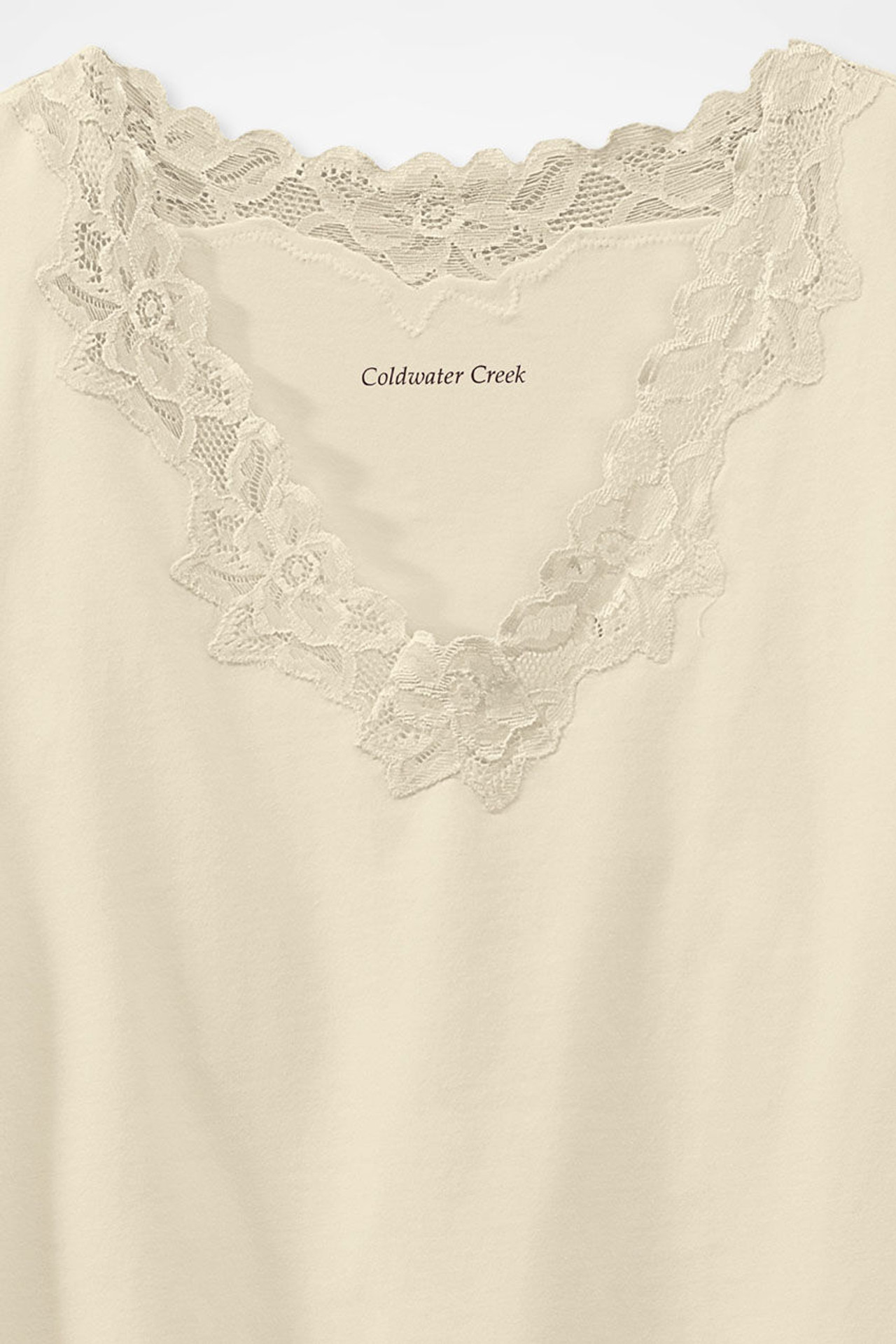 Longer Length Double Lace Tank
