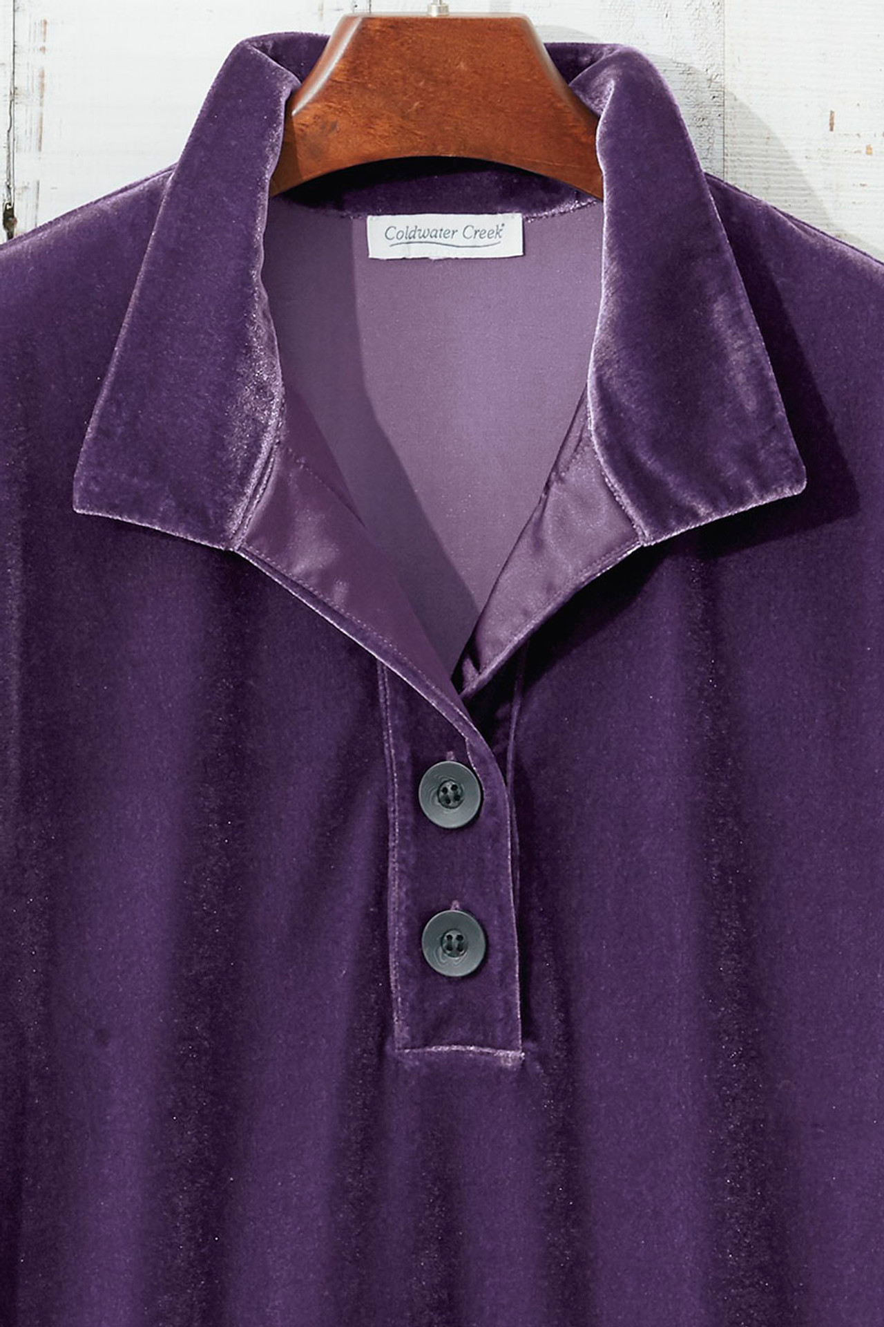 Velvet Popover Tunic