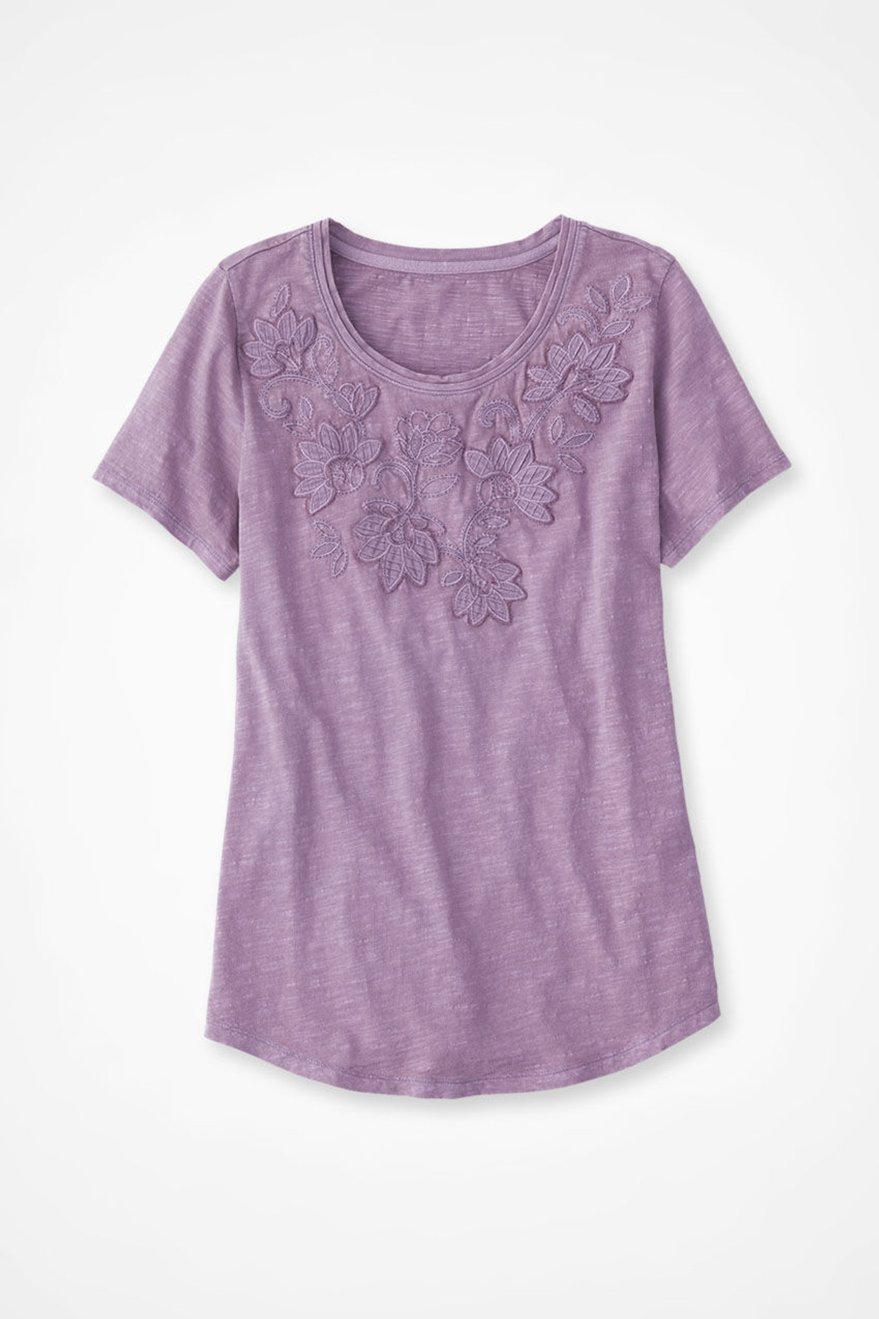 Swirling Petals Slub Tee