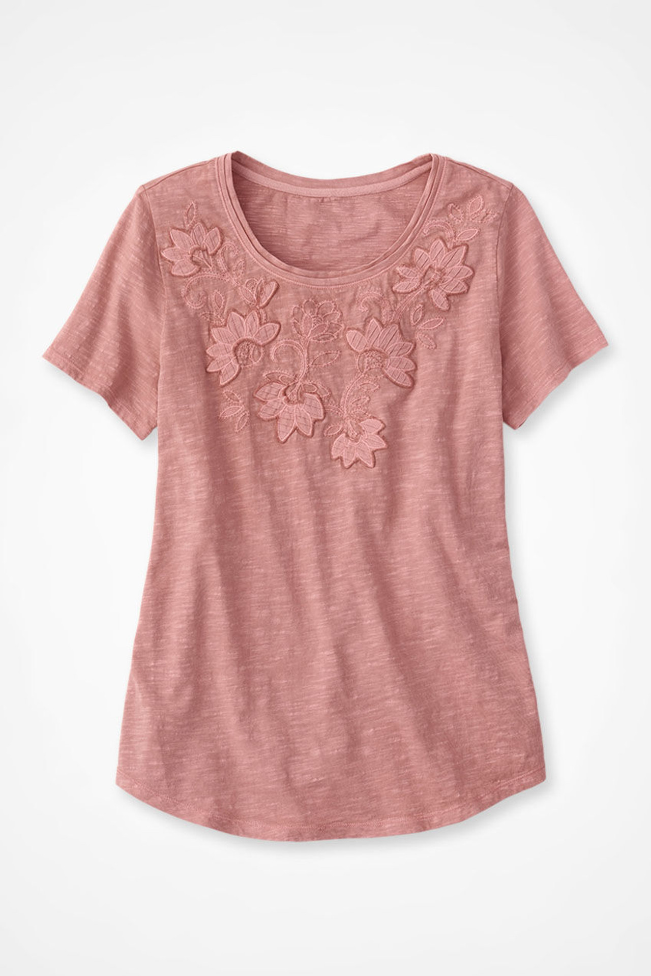 Swirling Petals Slub Tee