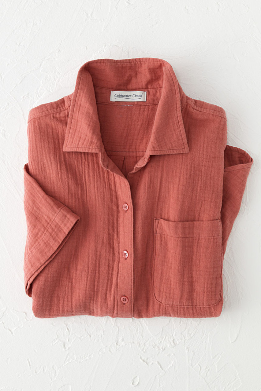 Summer Breeze Gauze Camp Shirt