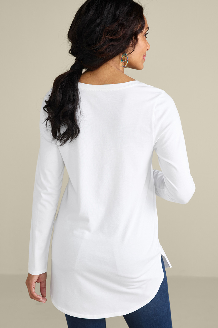SoftEssential™ Supima® Isabel Long Sleeve Tunic