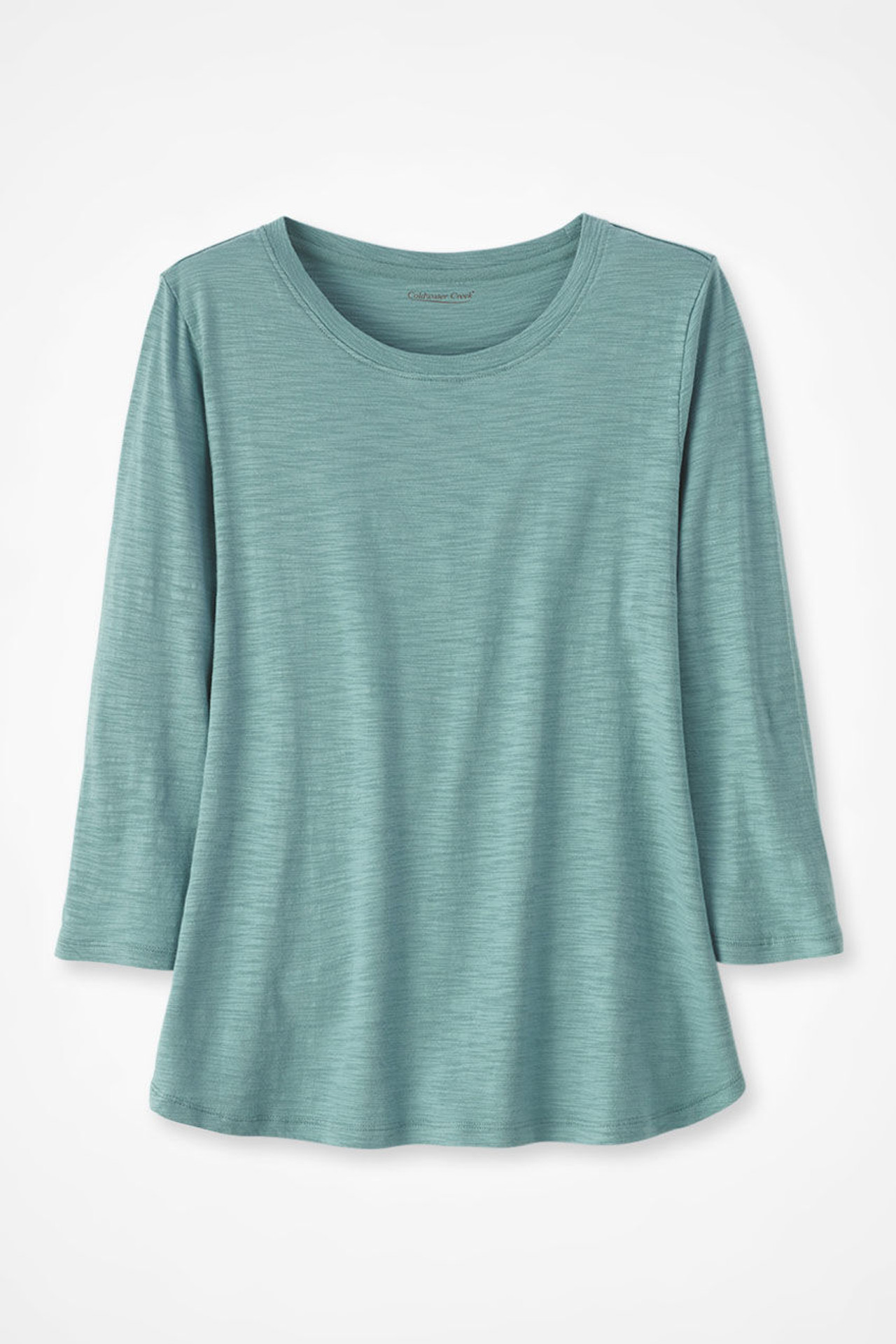 Just Right 3/4-Sleeve Slub-Knit Tee