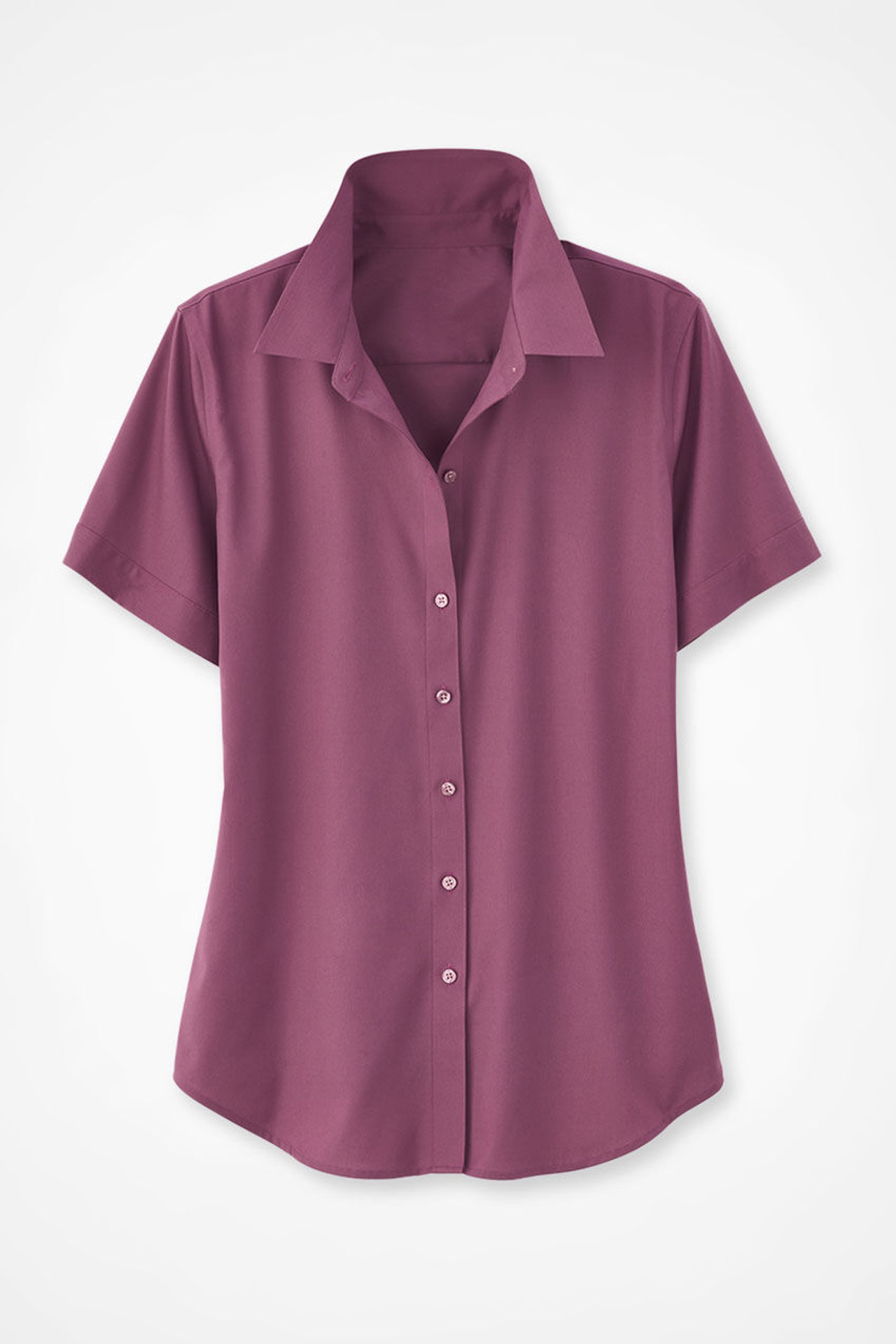 Short Sleeve Stain Stop No-Iron Shirt