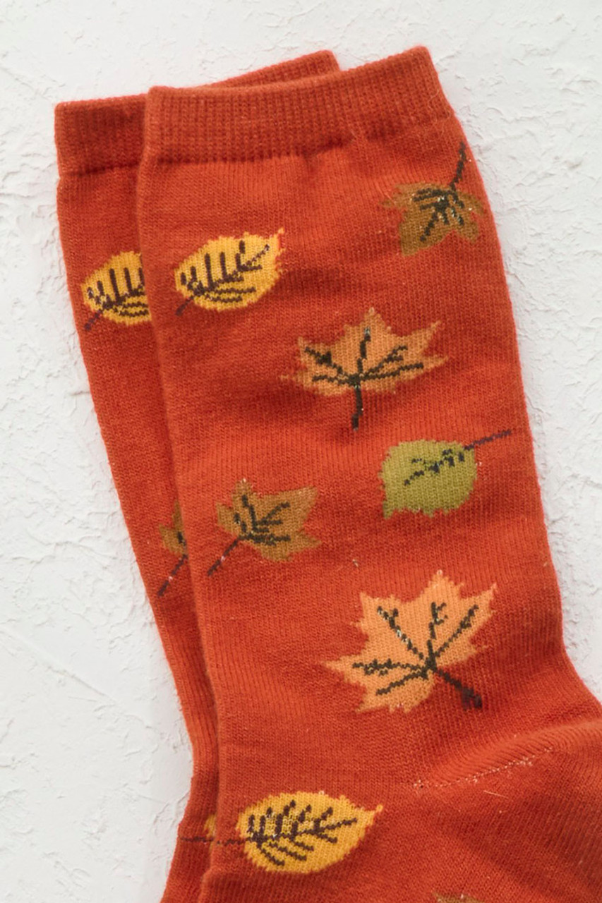 Fall Motif Socks
