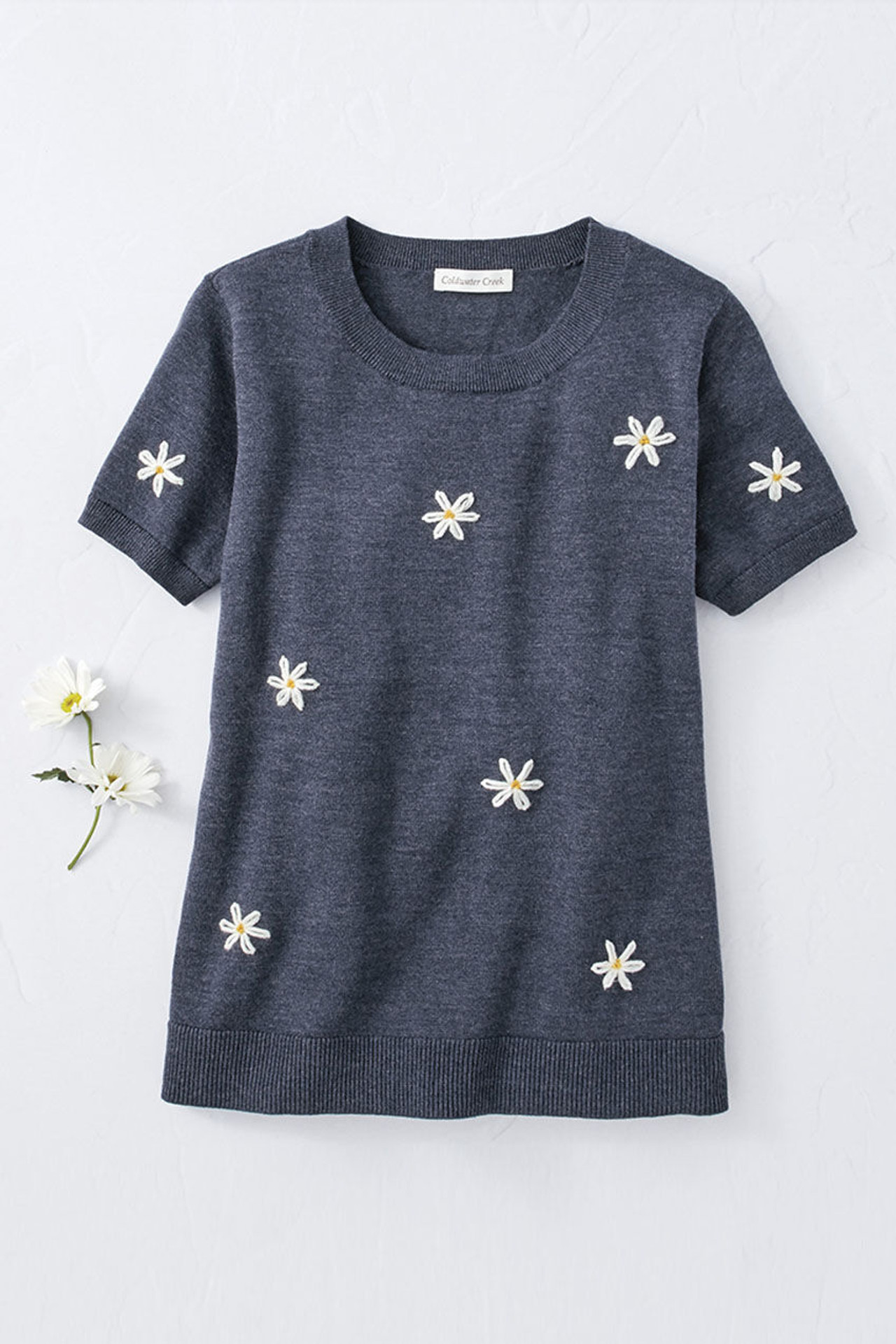 Scattered Daisies Sweater