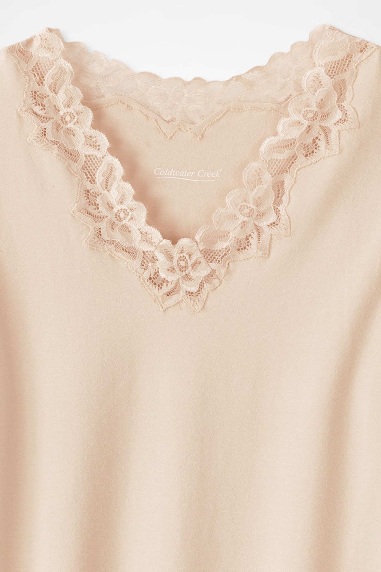 Longer Length Double Lace Tank