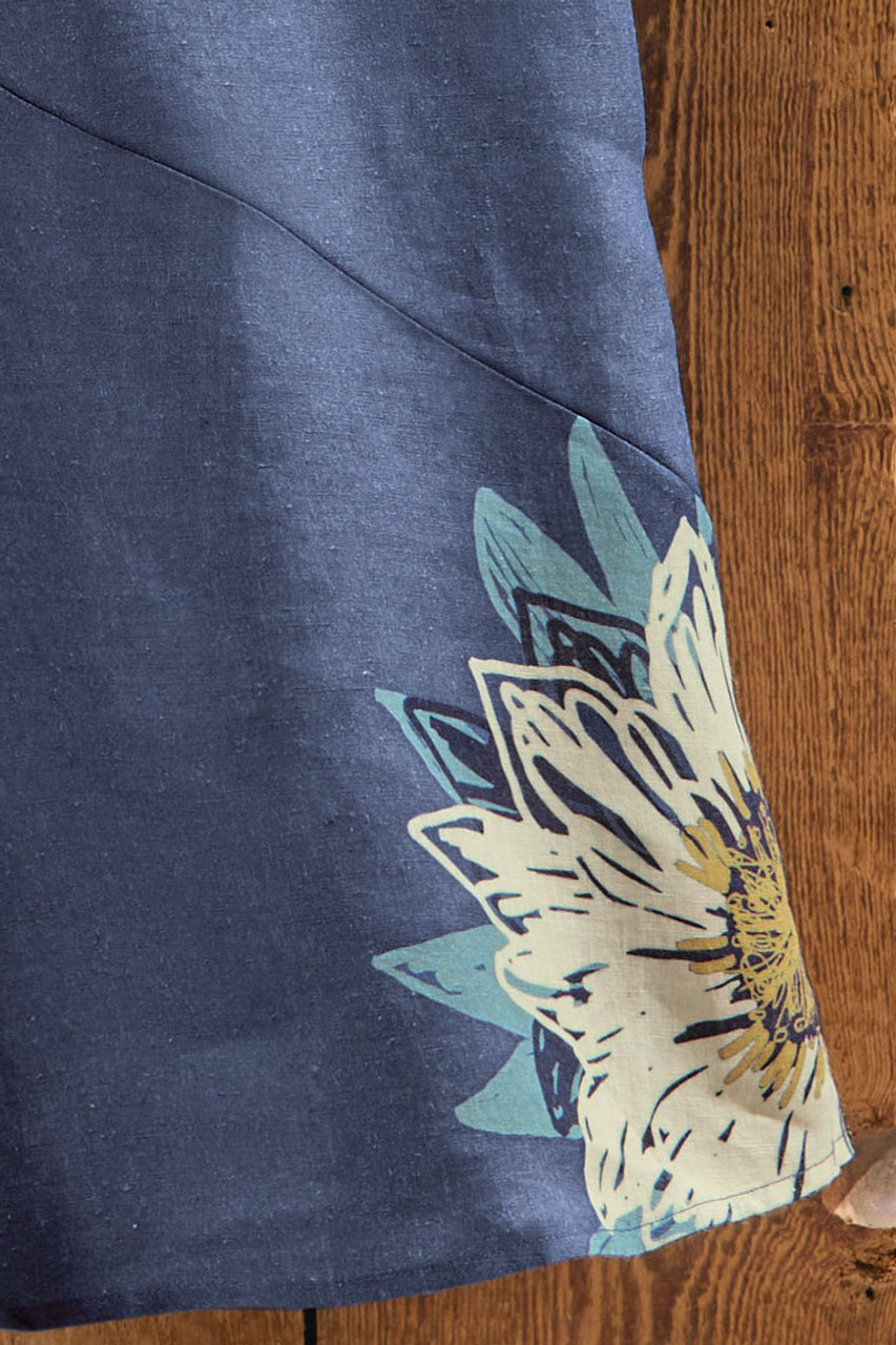 Indigo lmpressions Linen Dress