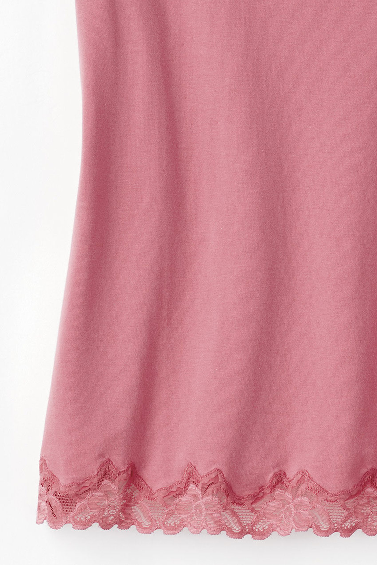 Longer Length Double Lace Tank