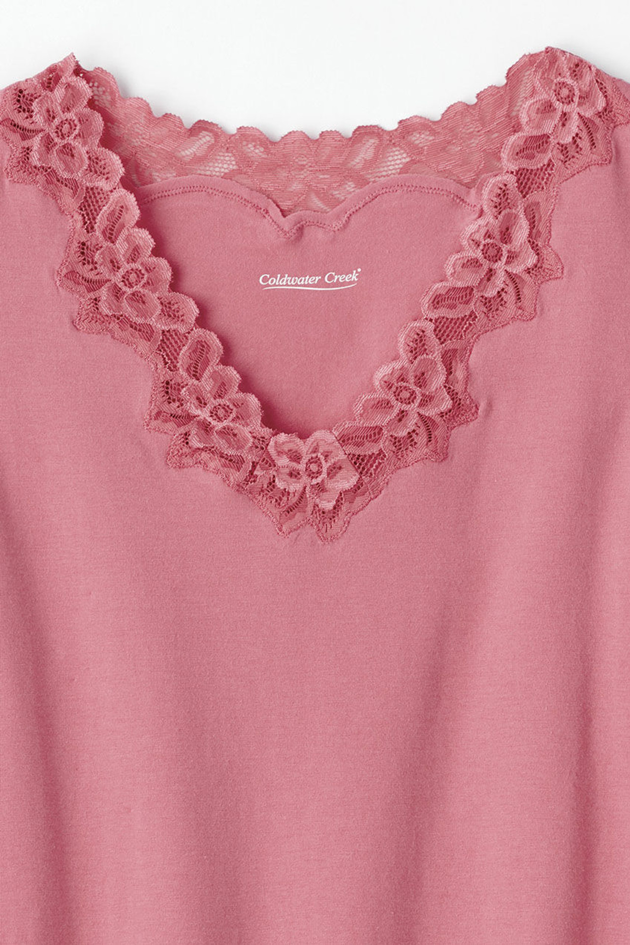 Longer Length Double Lace Tank