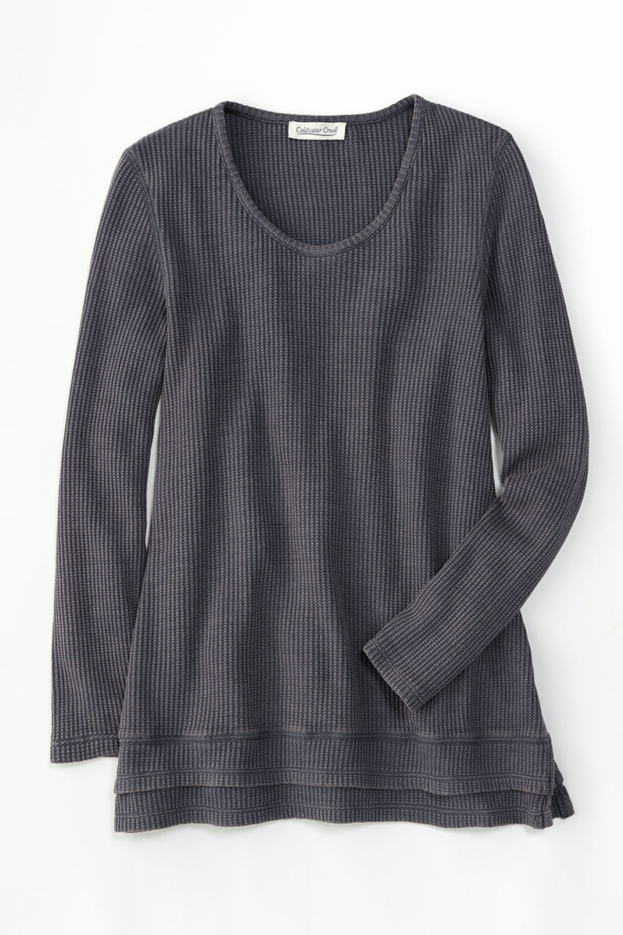 Layered-Look Waffle Tunic