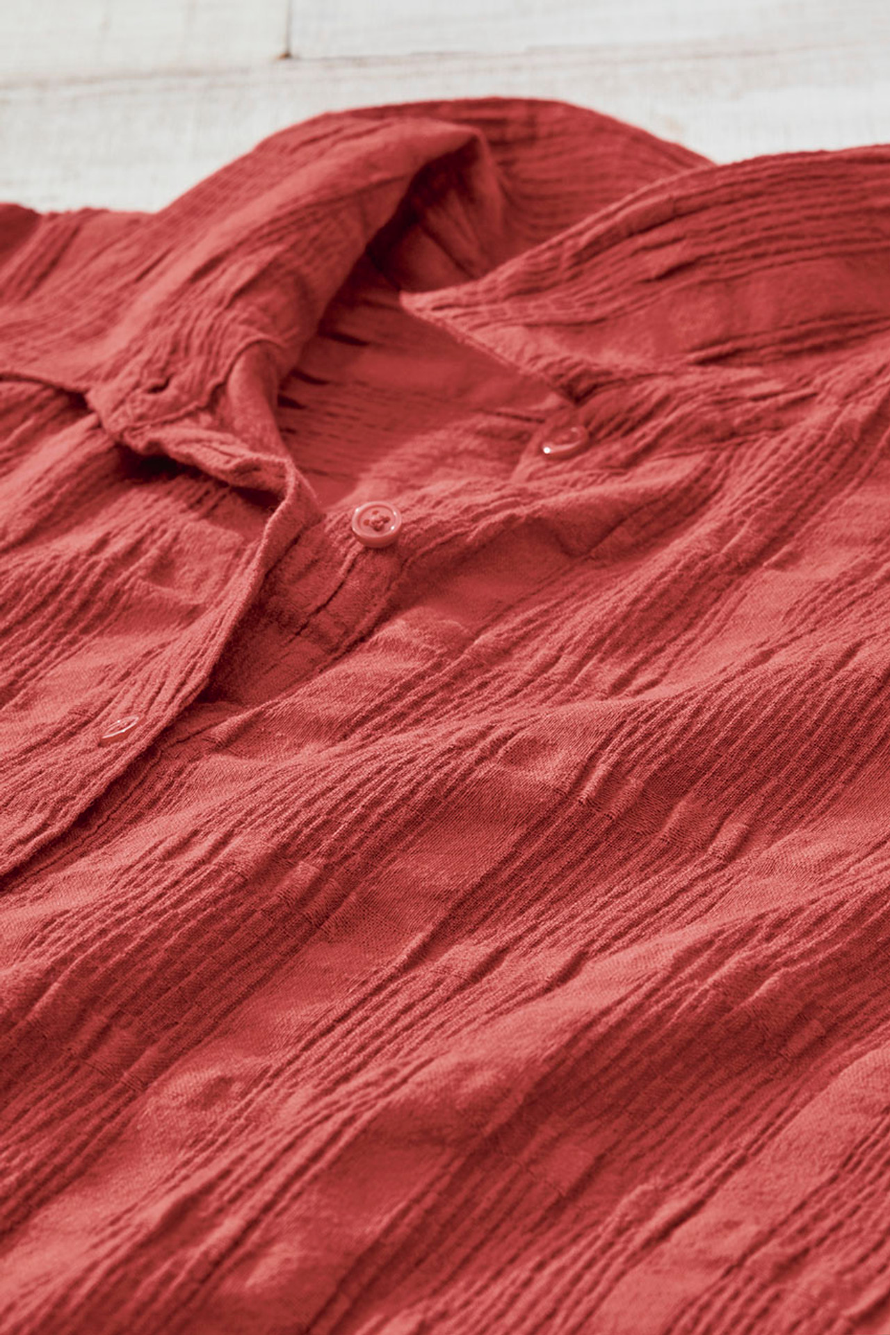 Textured Popover Tunic