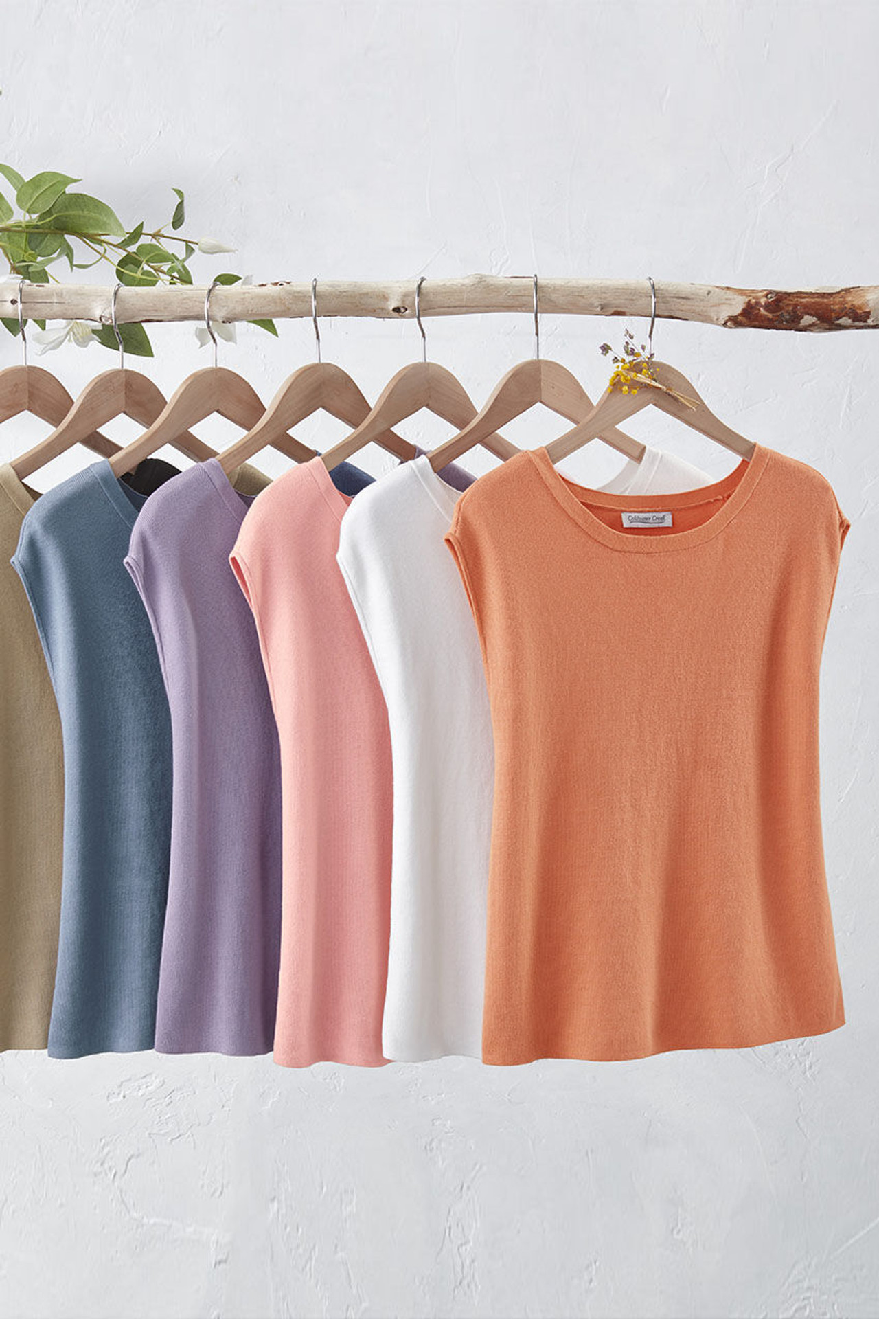 Cap Sleeve Sweater Tee