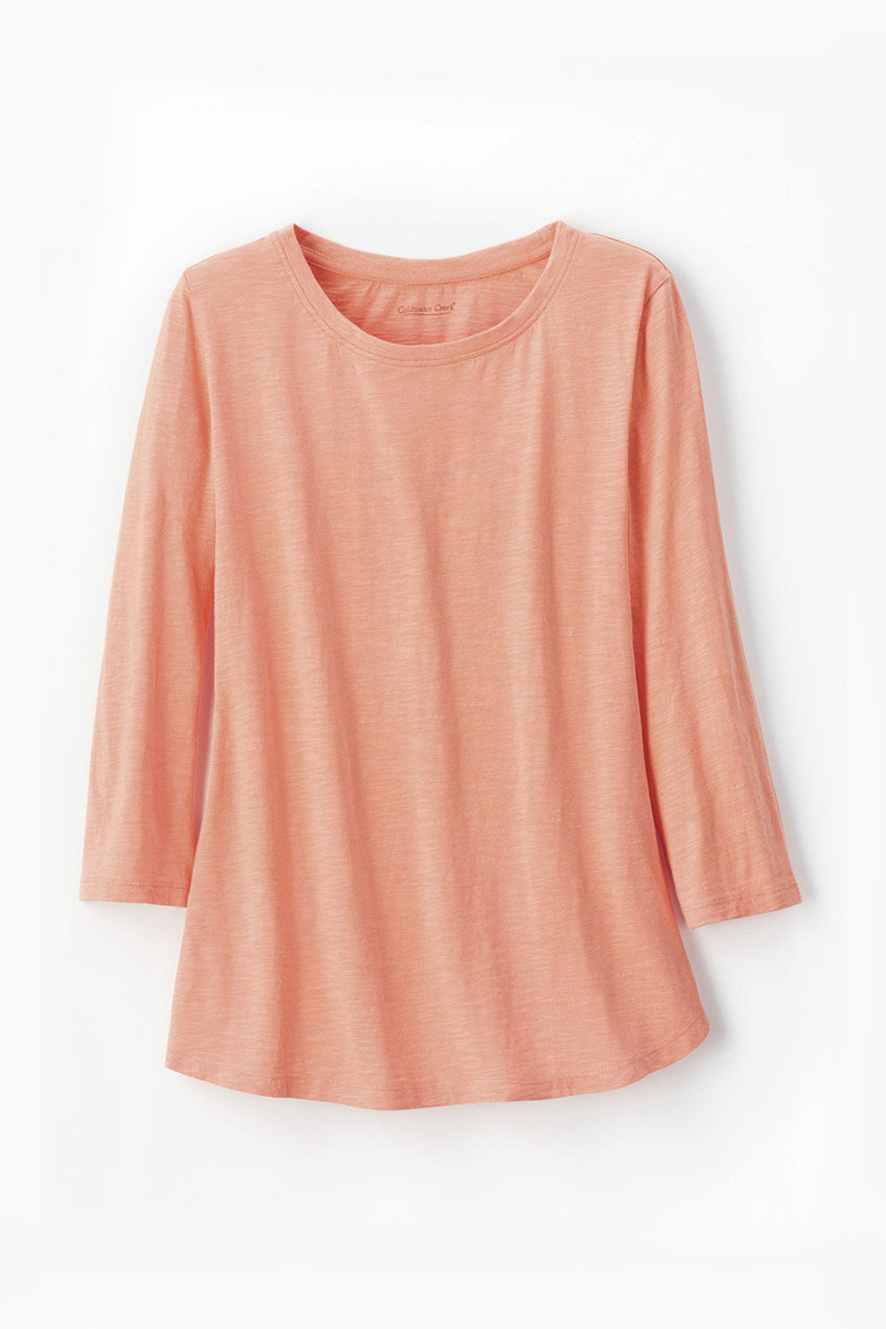 Just Right 3/4-Sleeve Slub-Knit Tee