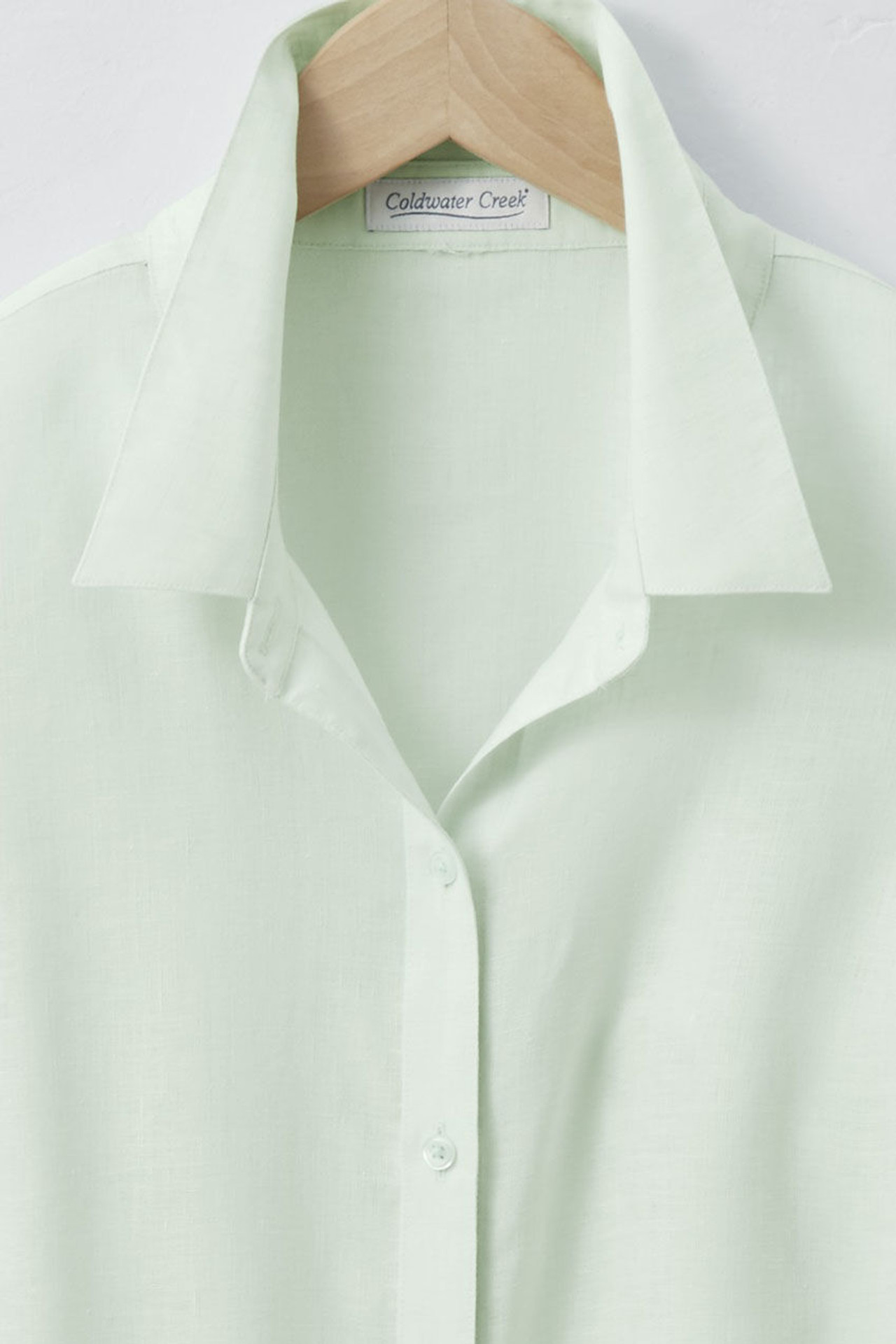 Easy-Care Linen Big Shirt
