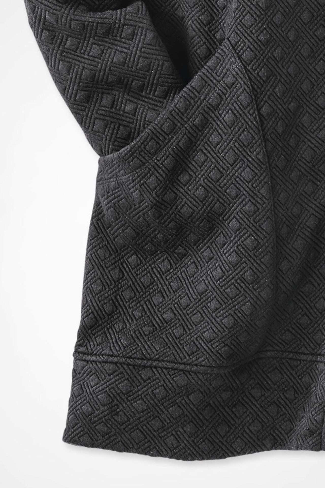 Textured Jacquard Zip Jacket
