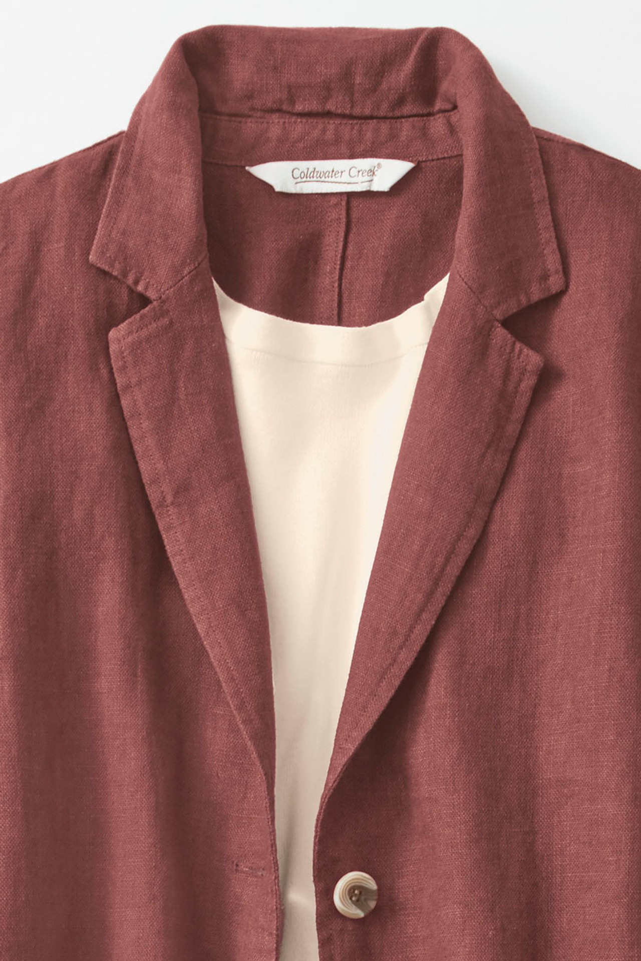Linen Boyfriend Jacket