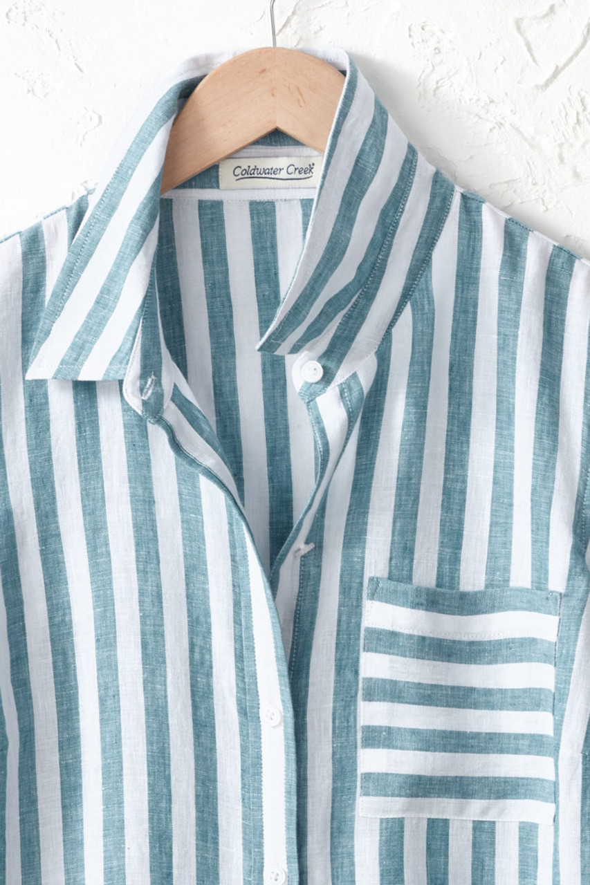 Bayside Stripe Big Shirt