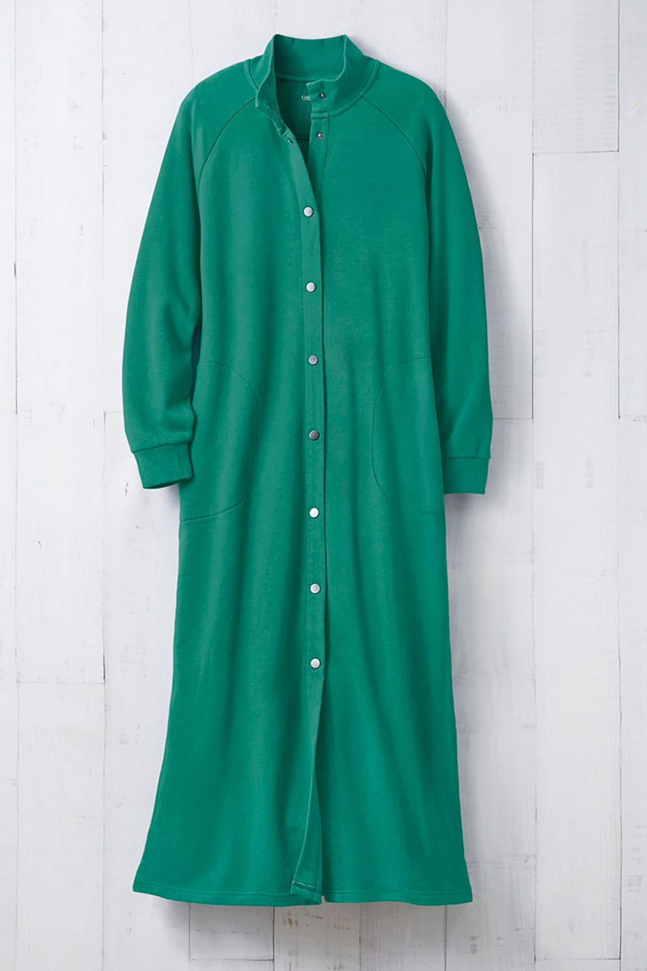 Snap-Front Sweatshirt Lounger