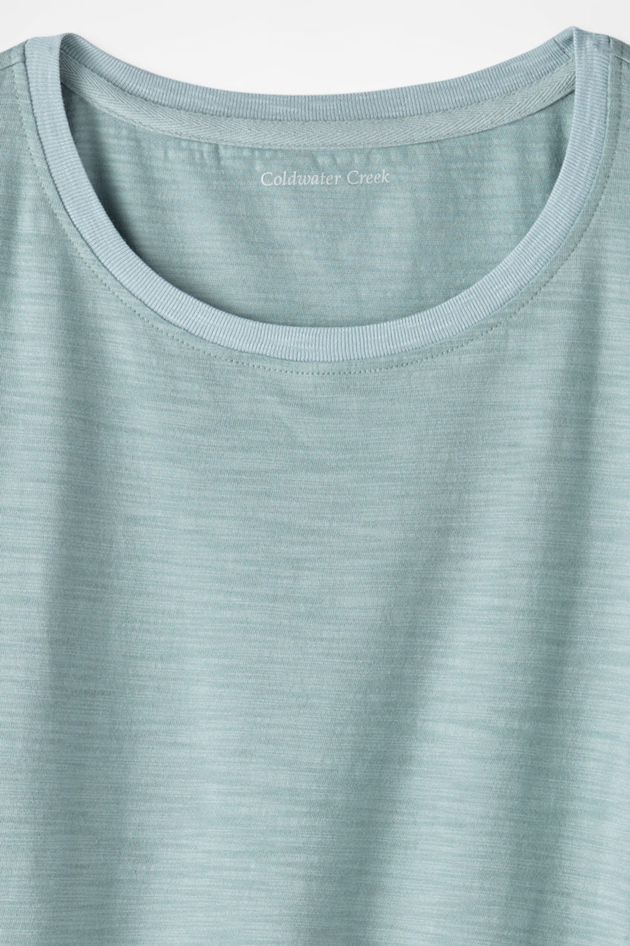 Just Right 3/4-Sleeve Slub-Knit Tee