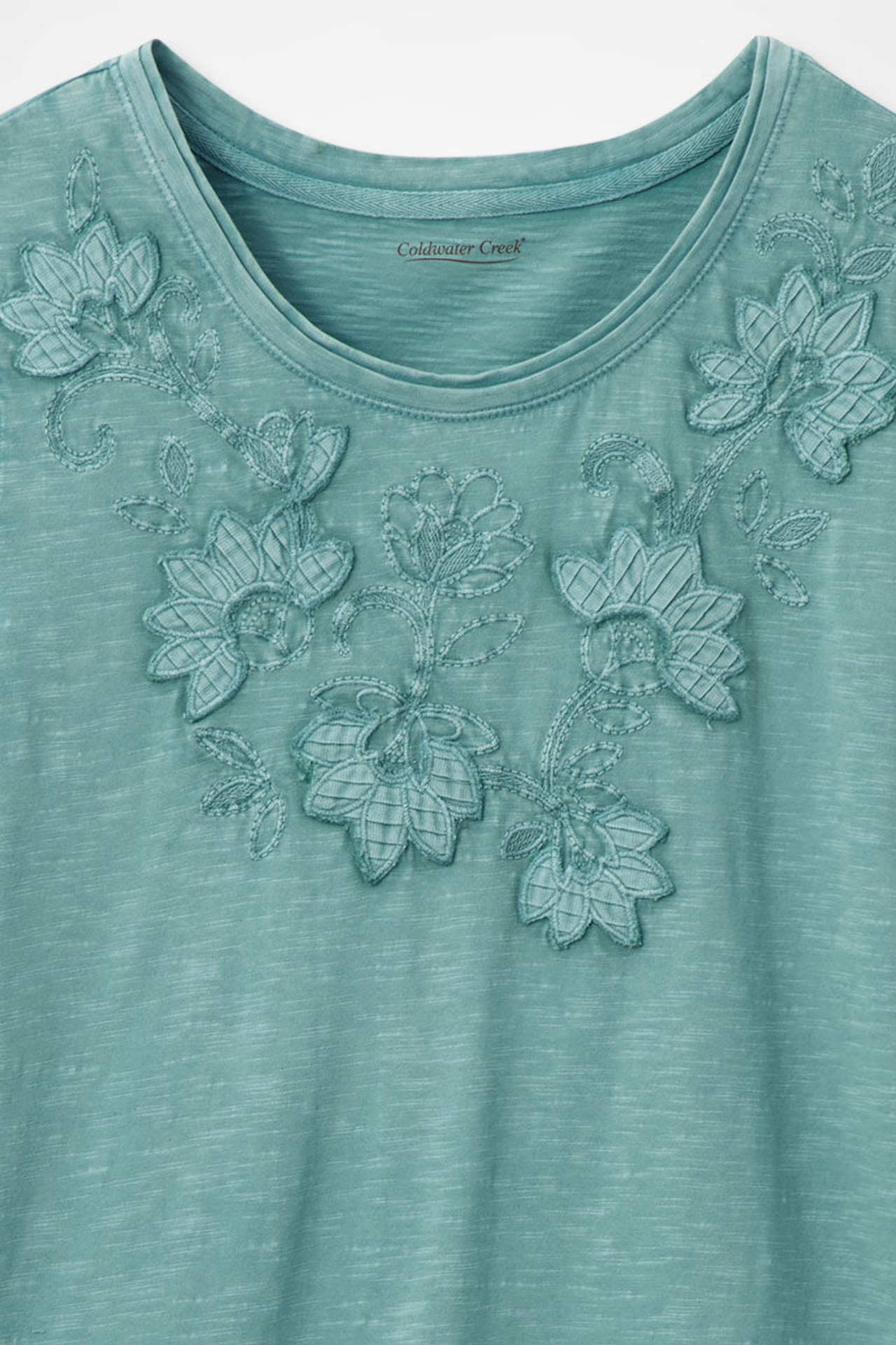 Swirling Petals Slub Tee