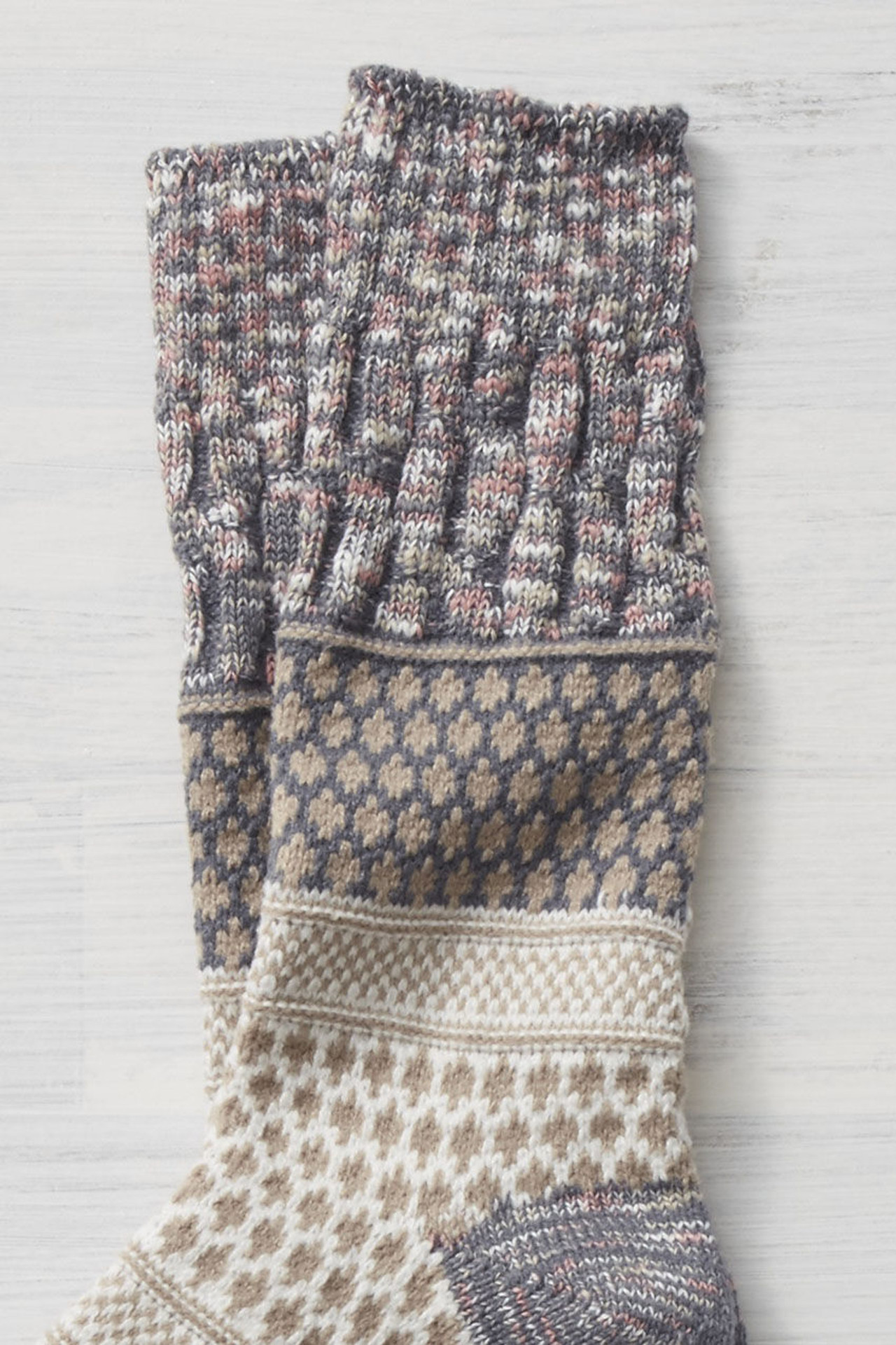 Gallery Textured Crew Socks