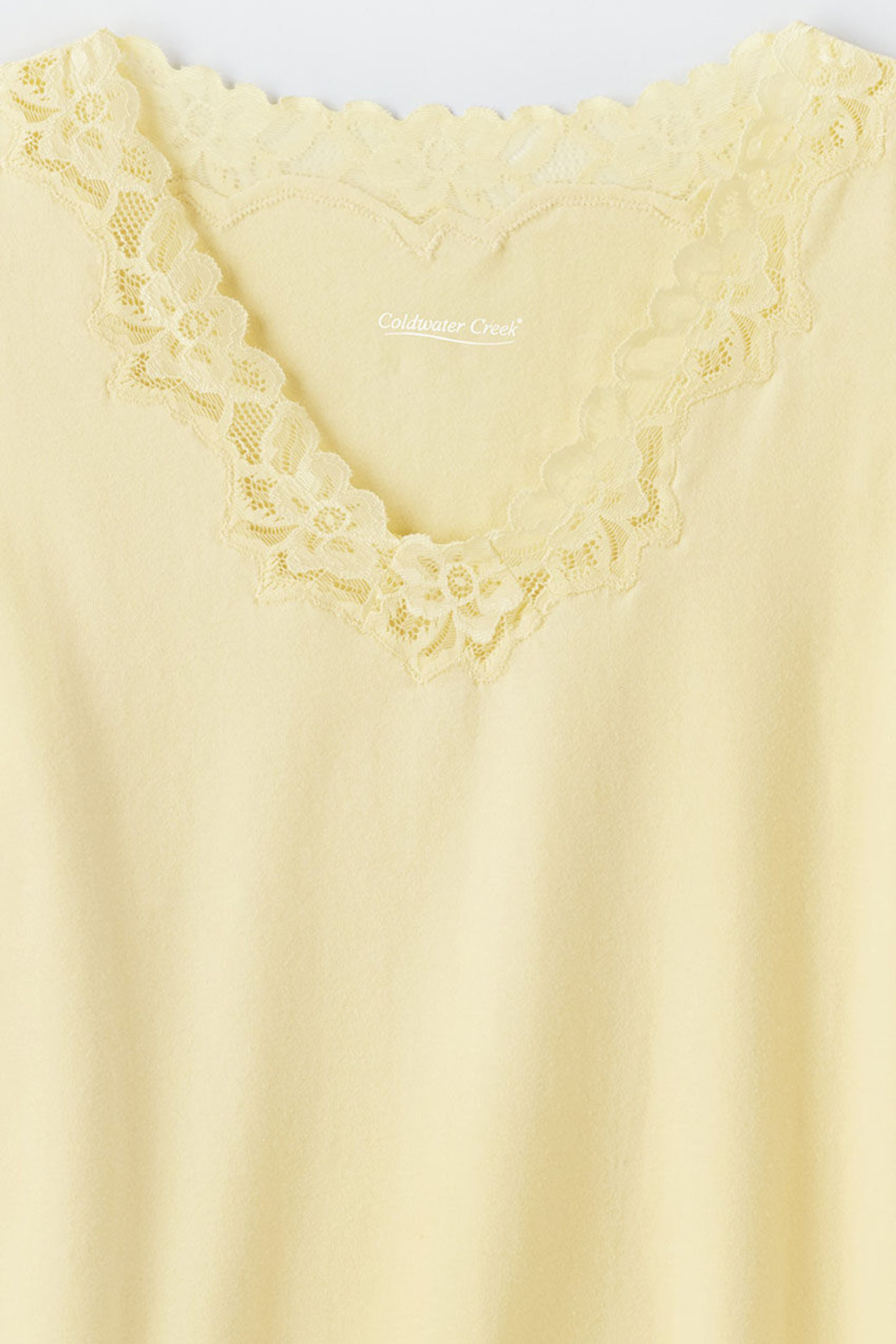 Longer Length Double Lace Tank