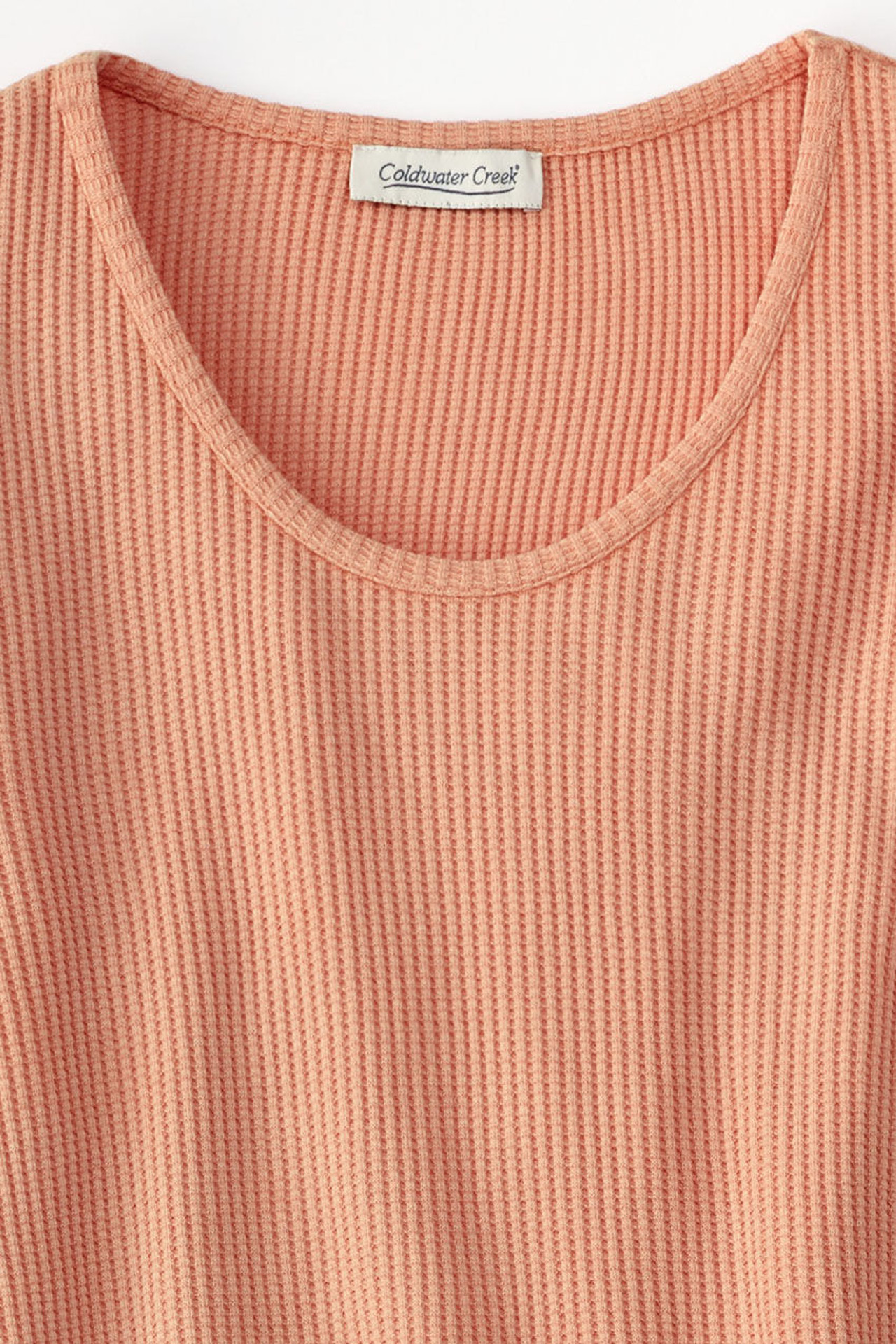 Layered-Look Waffle Tunic