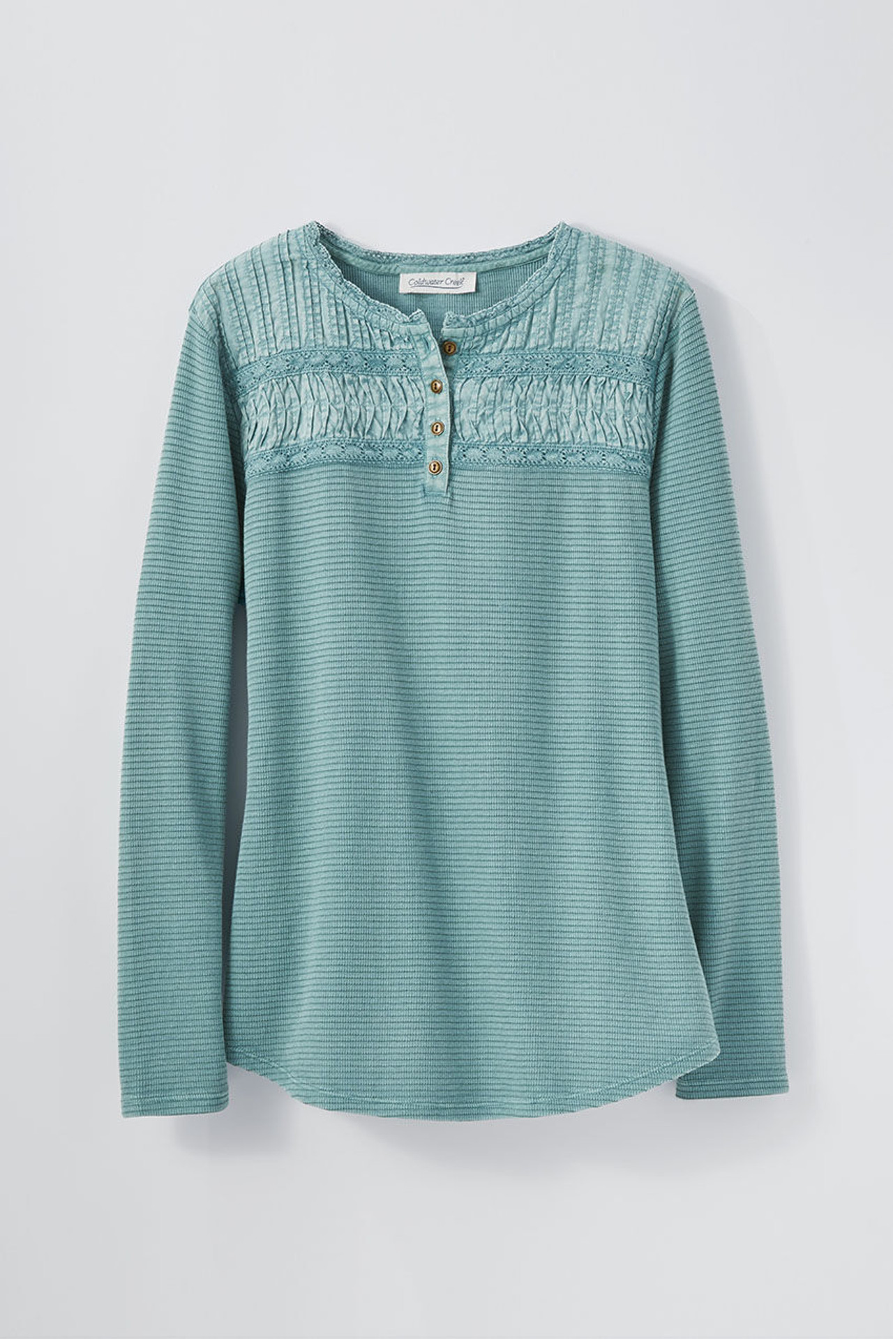 Textured Knit Henley