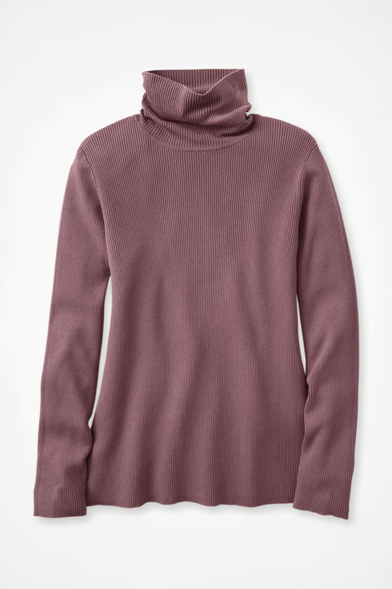 Ribbed Turtleneck Sweater