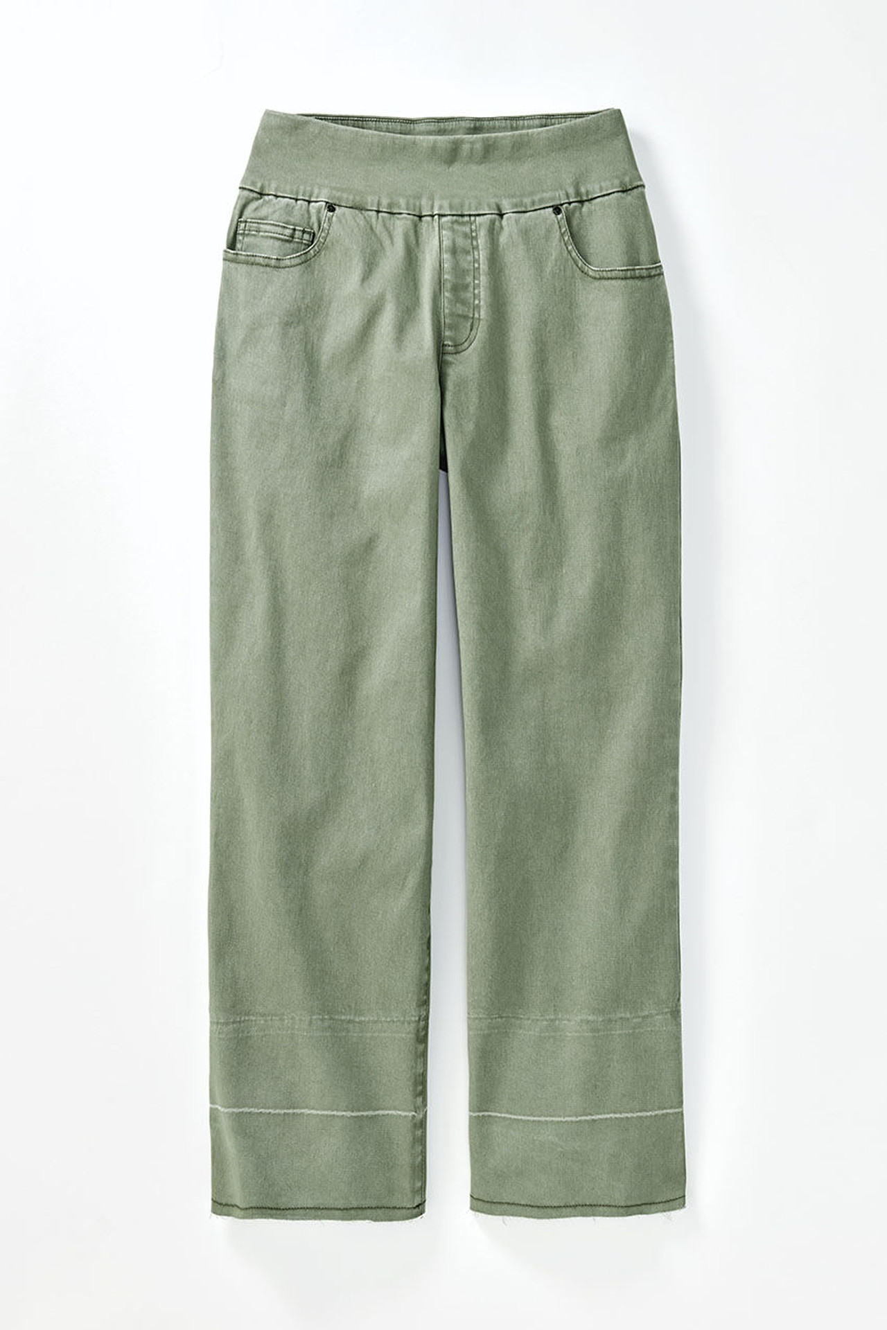 Released Hem Wide-Leg Crop Jeans
