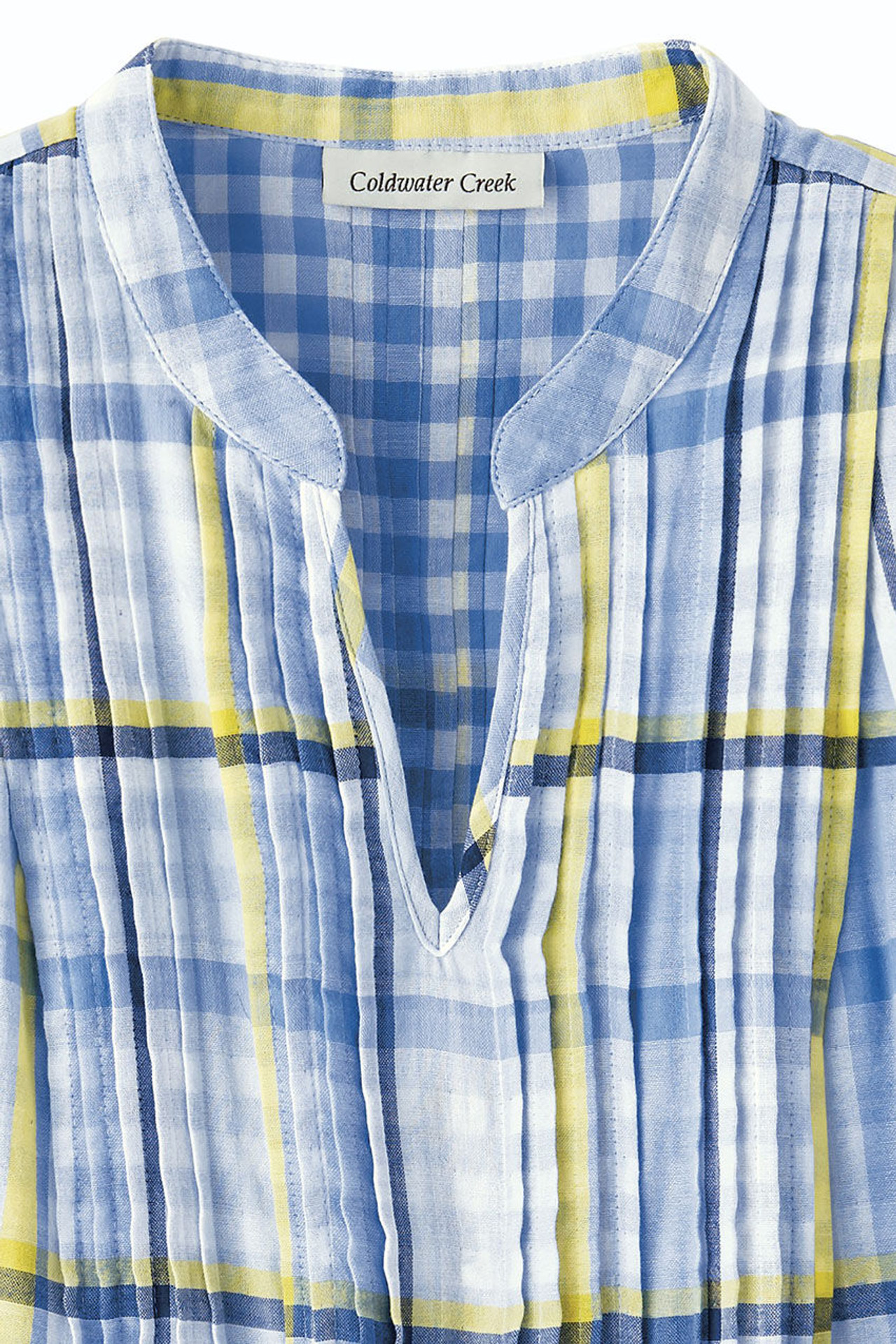 Plaid Double-Faced Tunic