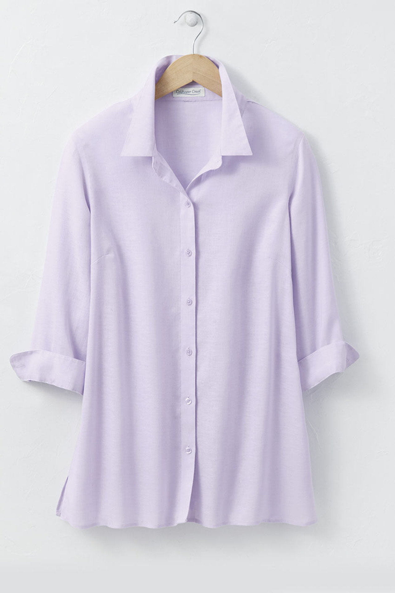 Easy-Care Linen Big Shirt