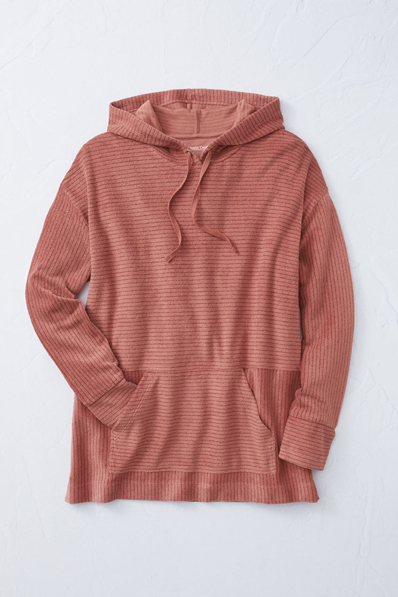 Striped Looped French Terry Pullover