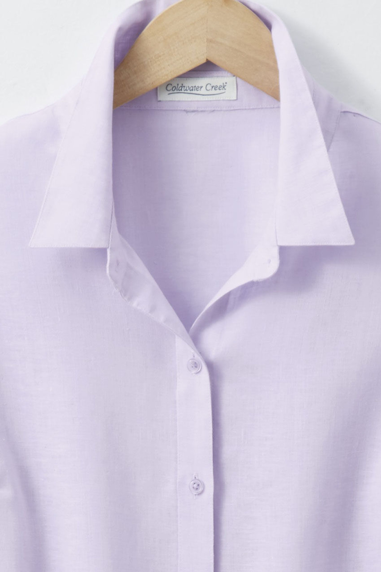 Easy-Care Linen Big Shirt