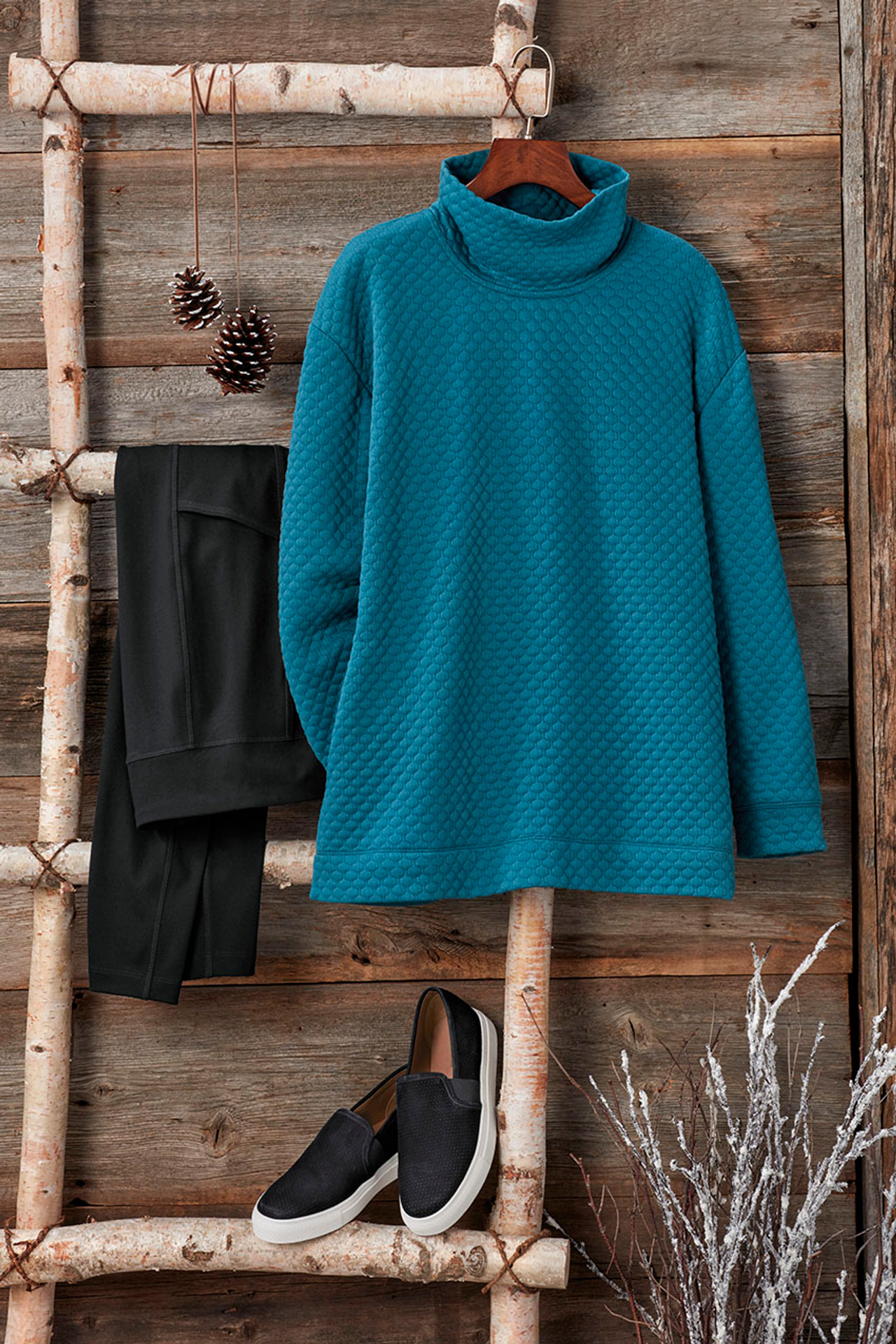 Honeycomb Quilted Tunic