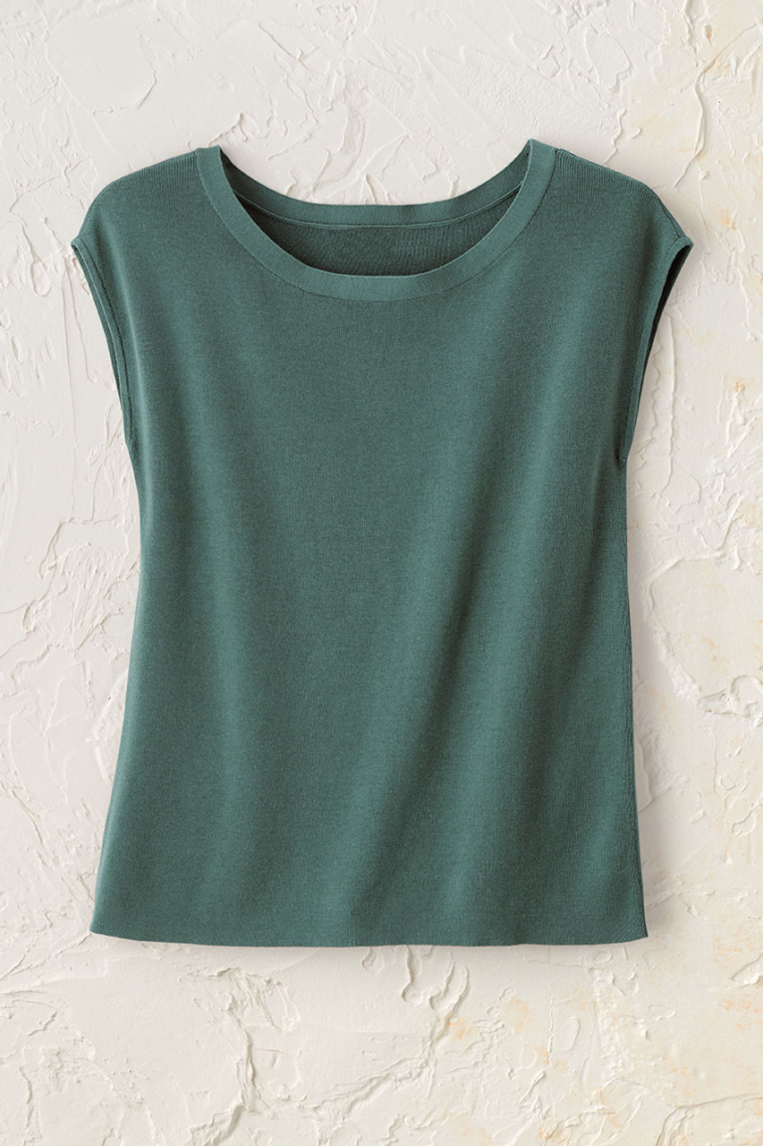 Cap Sleeve Sweater Tee